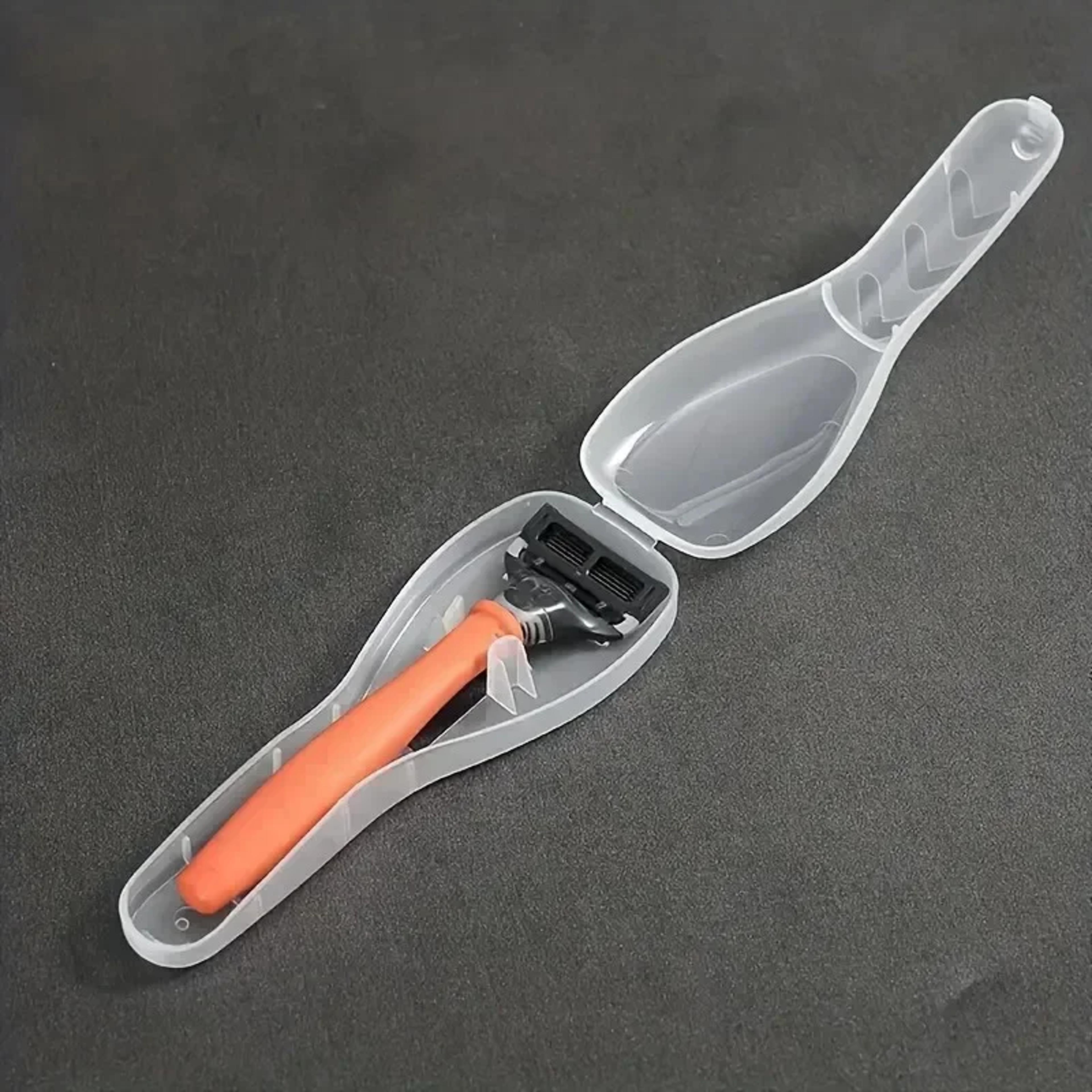 portable razor travel case protective shaver holder for manual razors