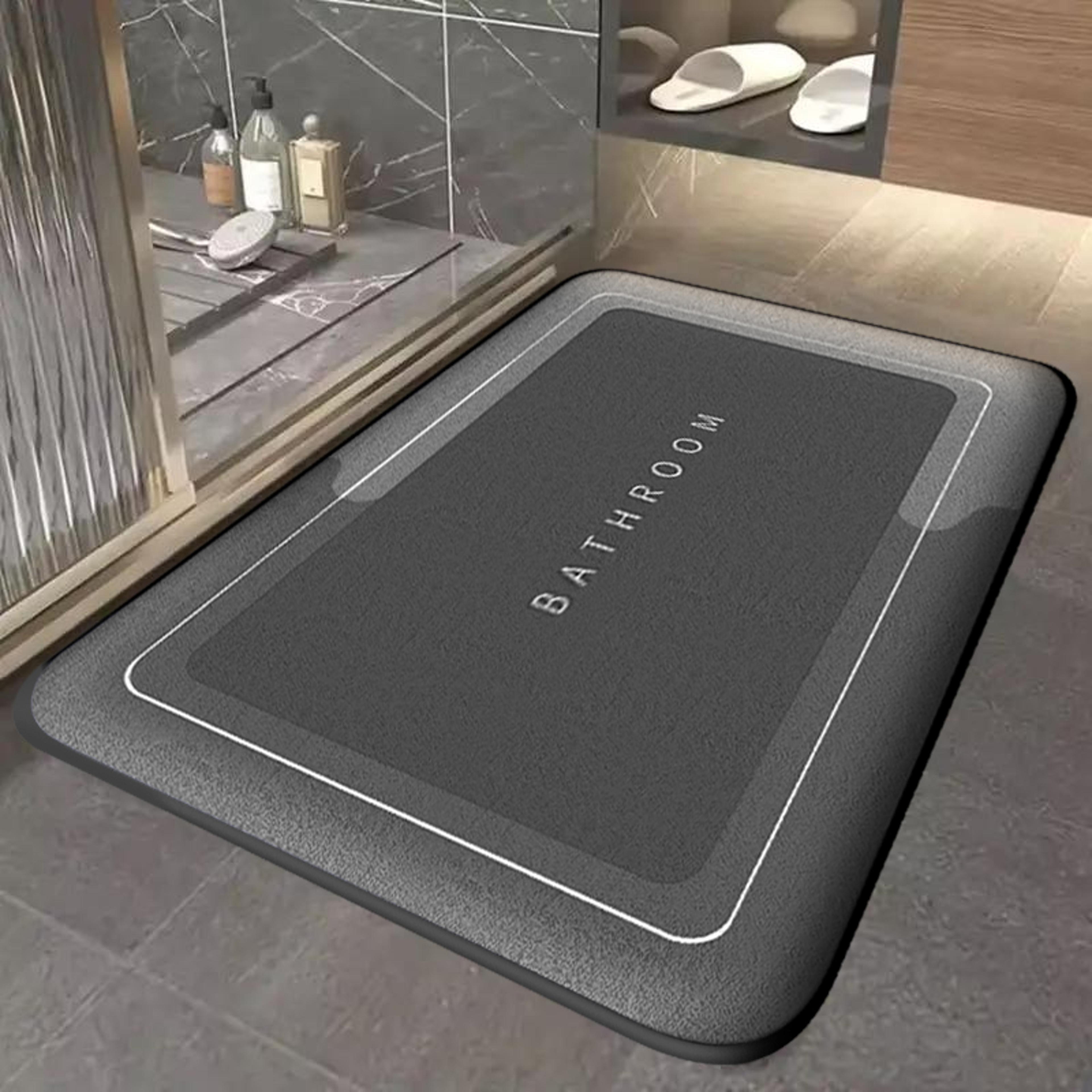 quick dry bath mat non slip bathroom rug for bathroom kitchen & entryway