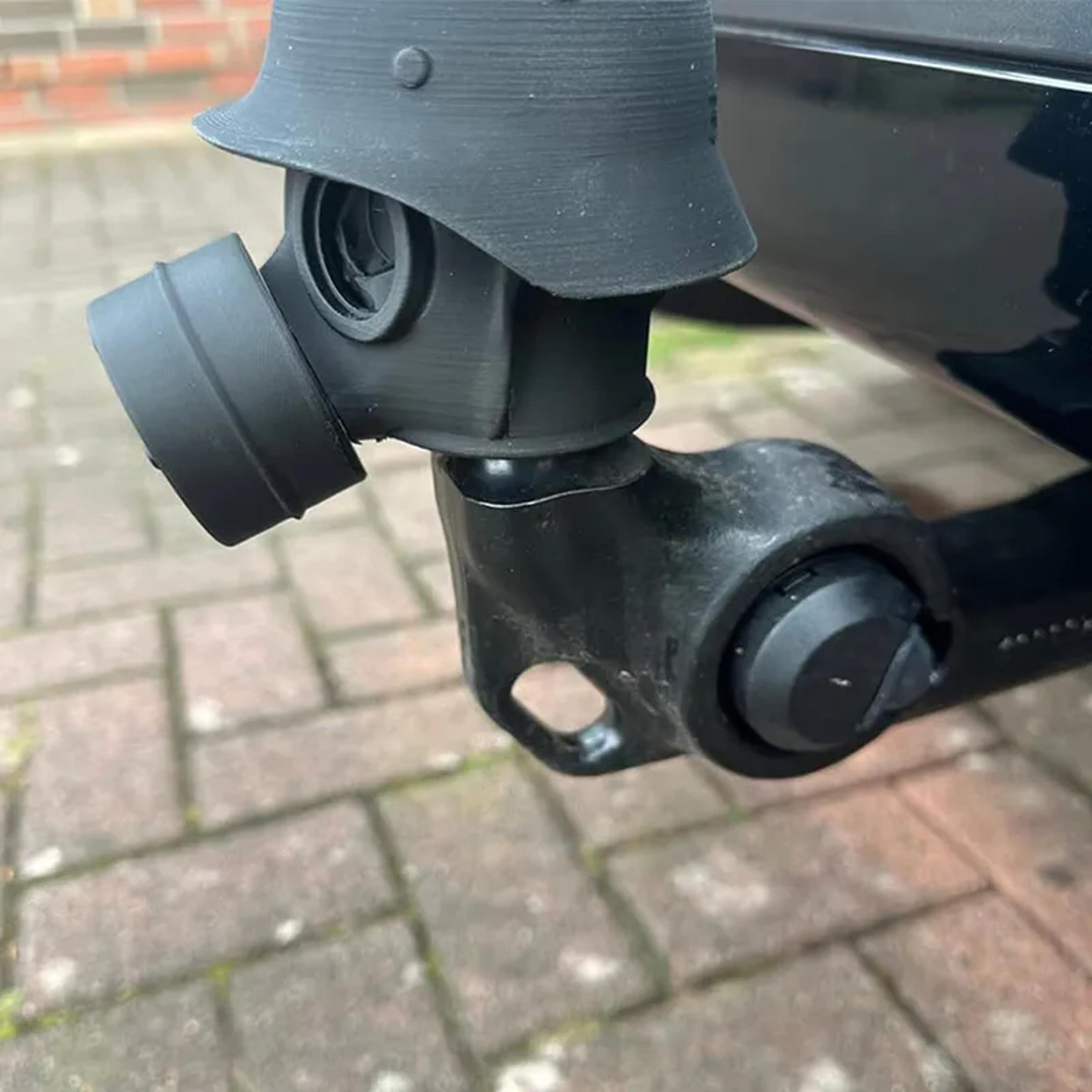 steel helmet gas mask trailer hitch cover decorative receiver hitch plug