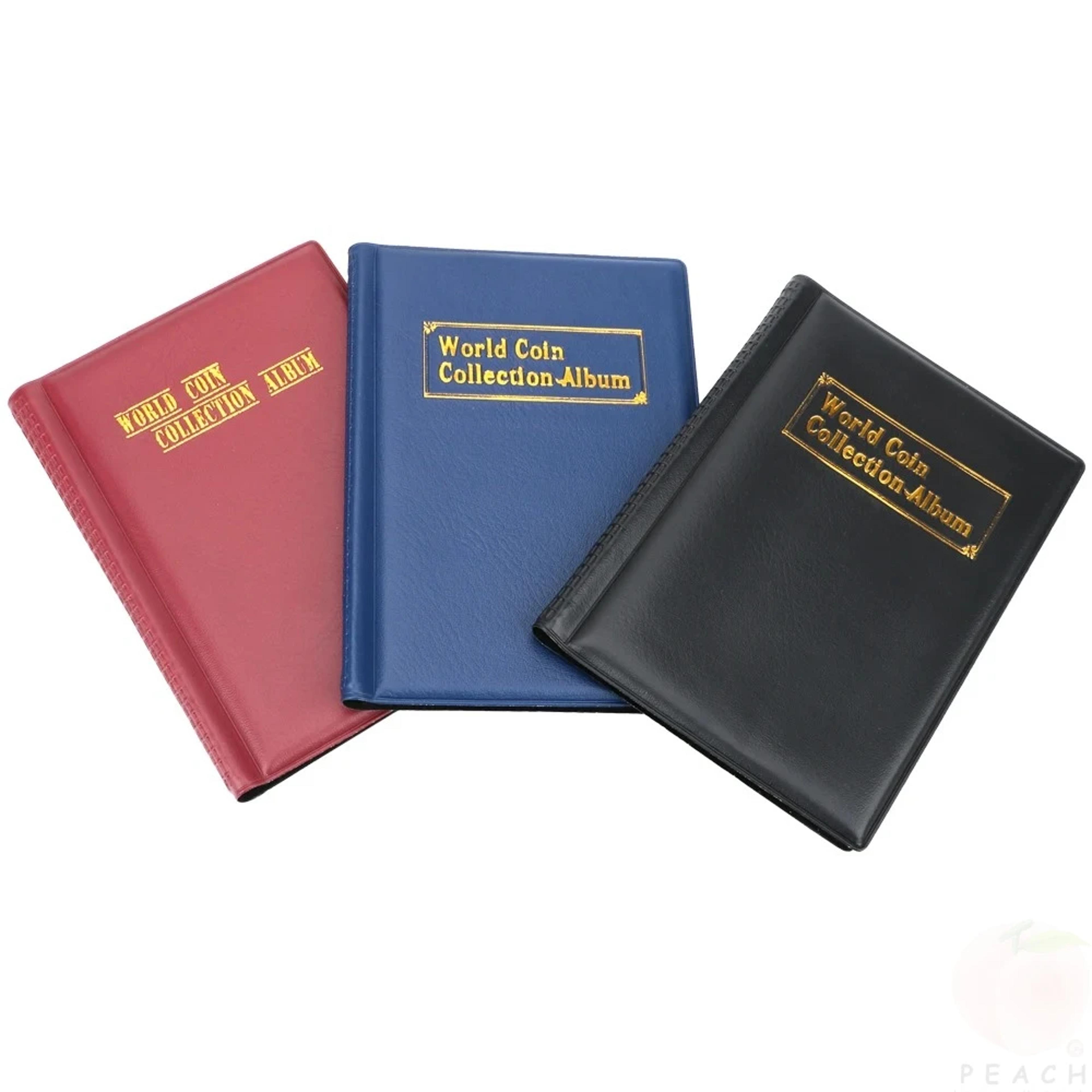 premium coin collection album pvc coin holder book for safe coin storage & collectors