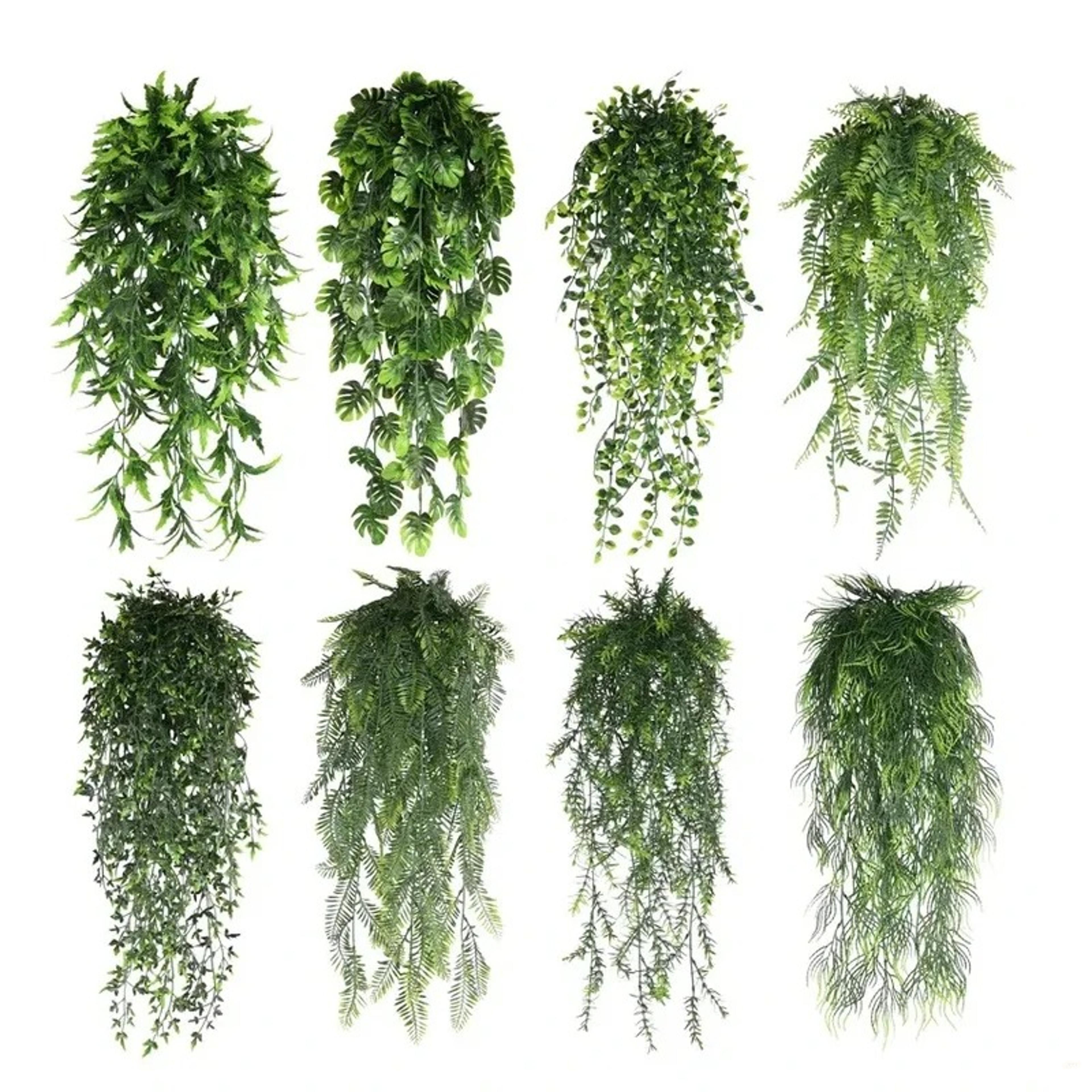 persian fern artificial hanging plant decorative fake hanging vines for home wedding & balcony decor