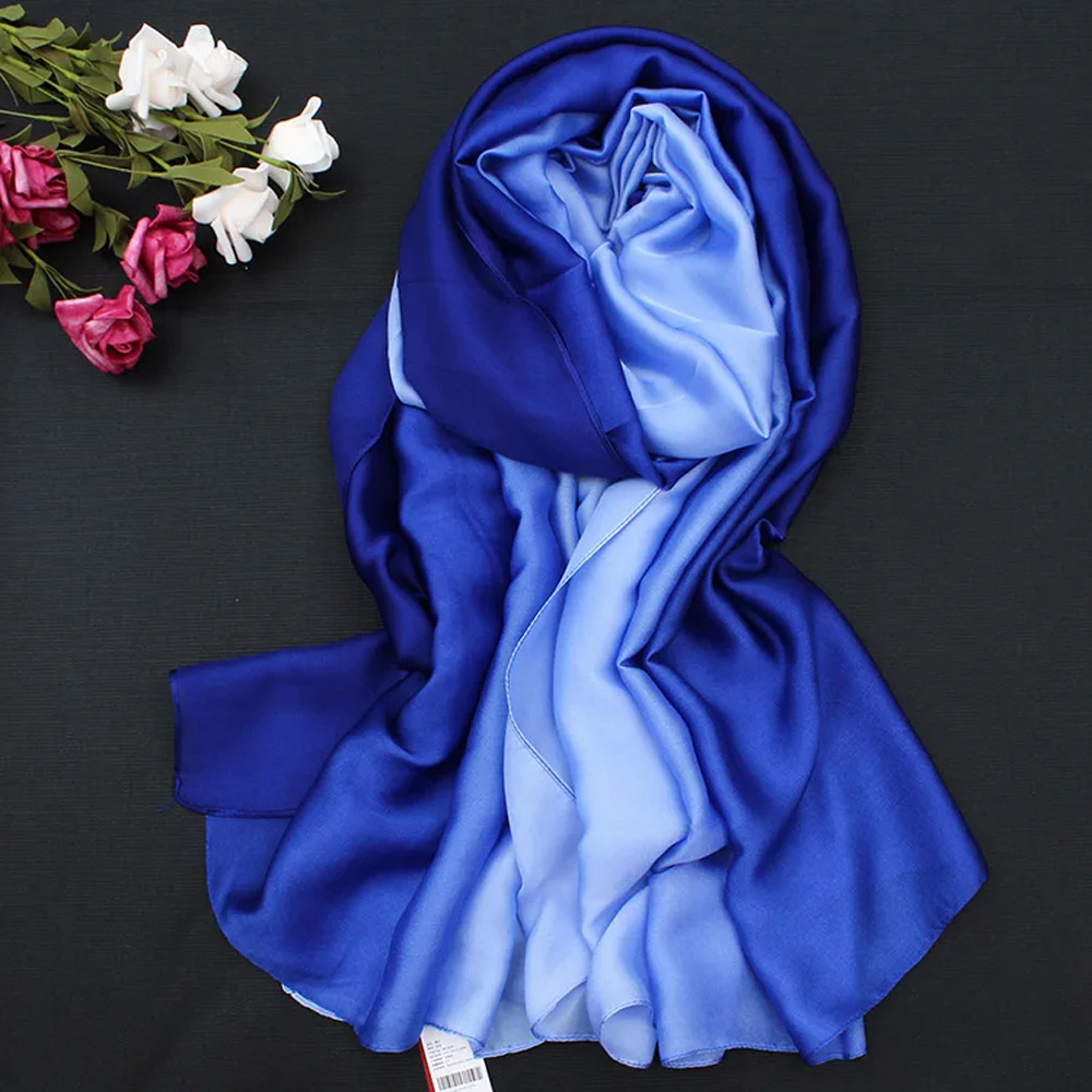 luxury chiffon scarf gradient beach shawl lightweight summer wrap for women