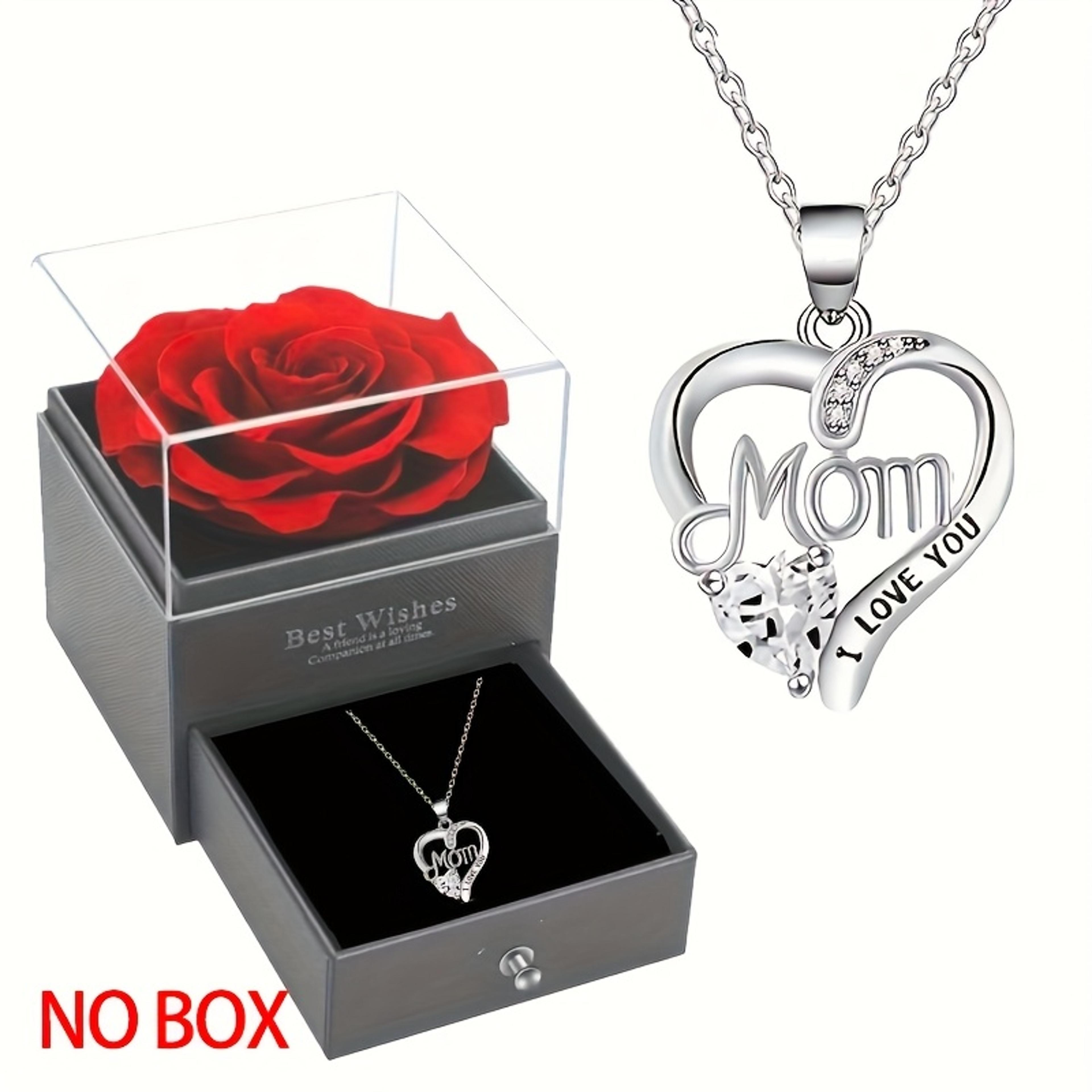 elegant heart pendant necklace for women hollow heart necklace gift for best friends & mom
