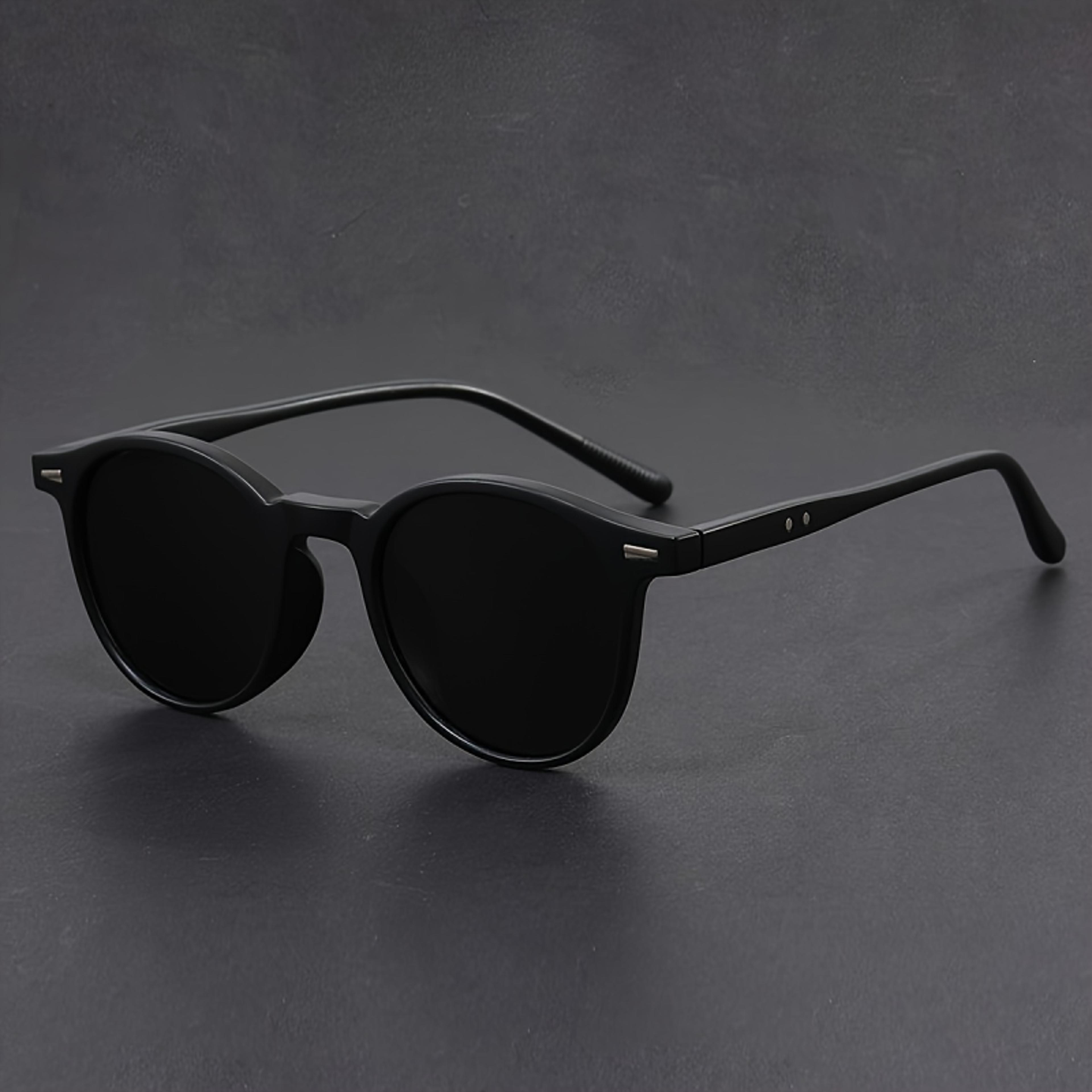 retro round polarized sunglasses with protection for men & women