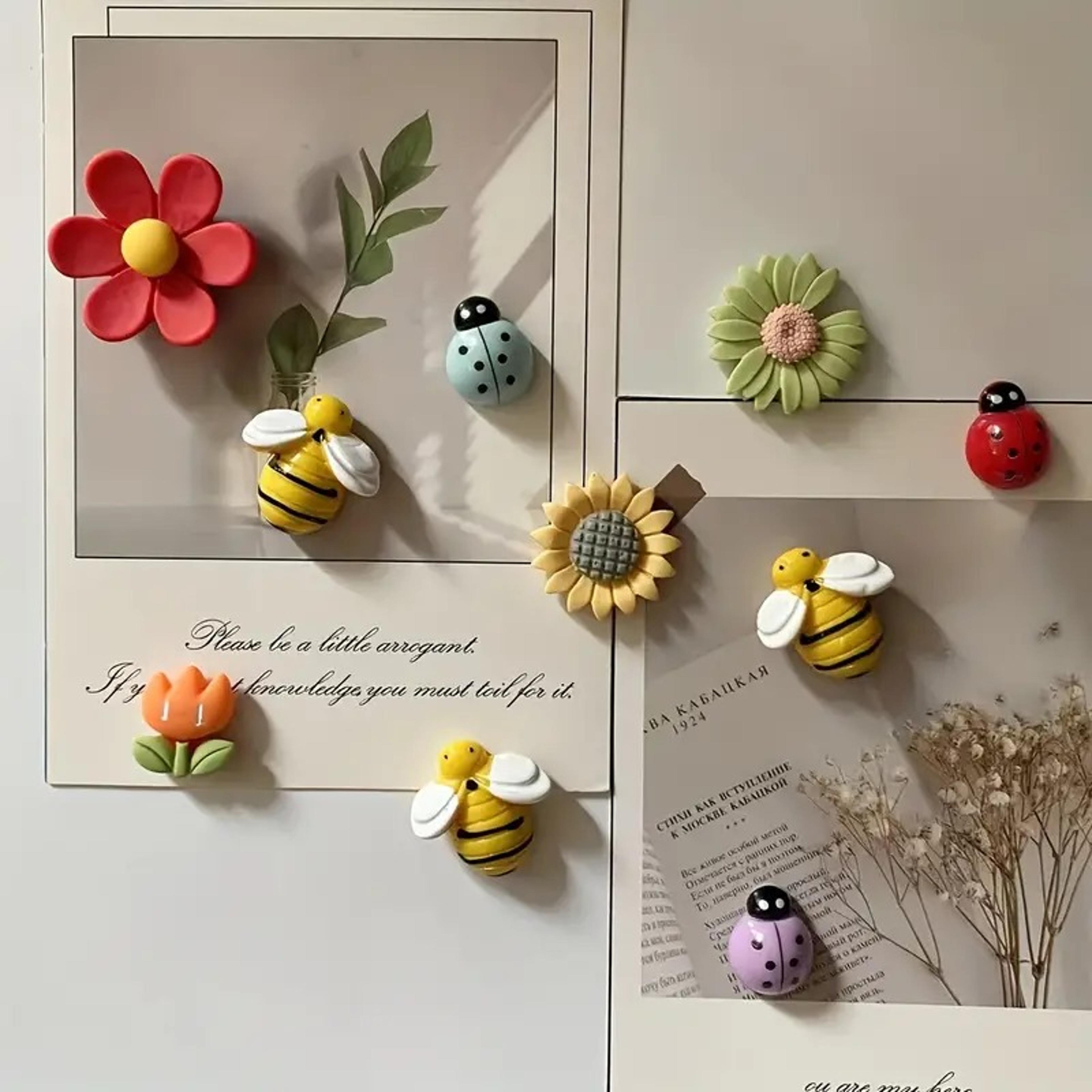 cute refrigerator magnets set of strong fridge magnets for kitchen decor & photo display