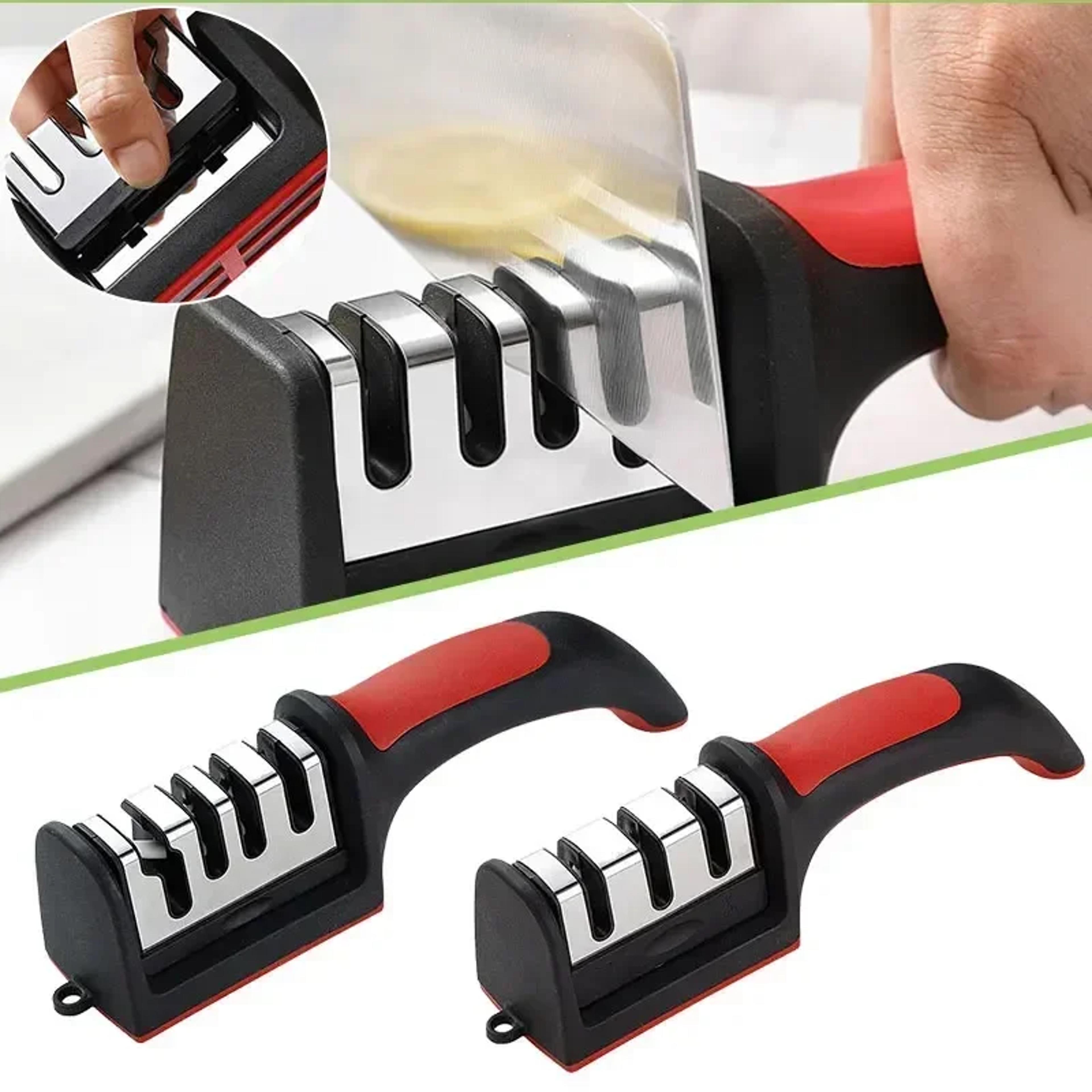 precision kitchen knife sharpener stage knife sharpener with non slip base