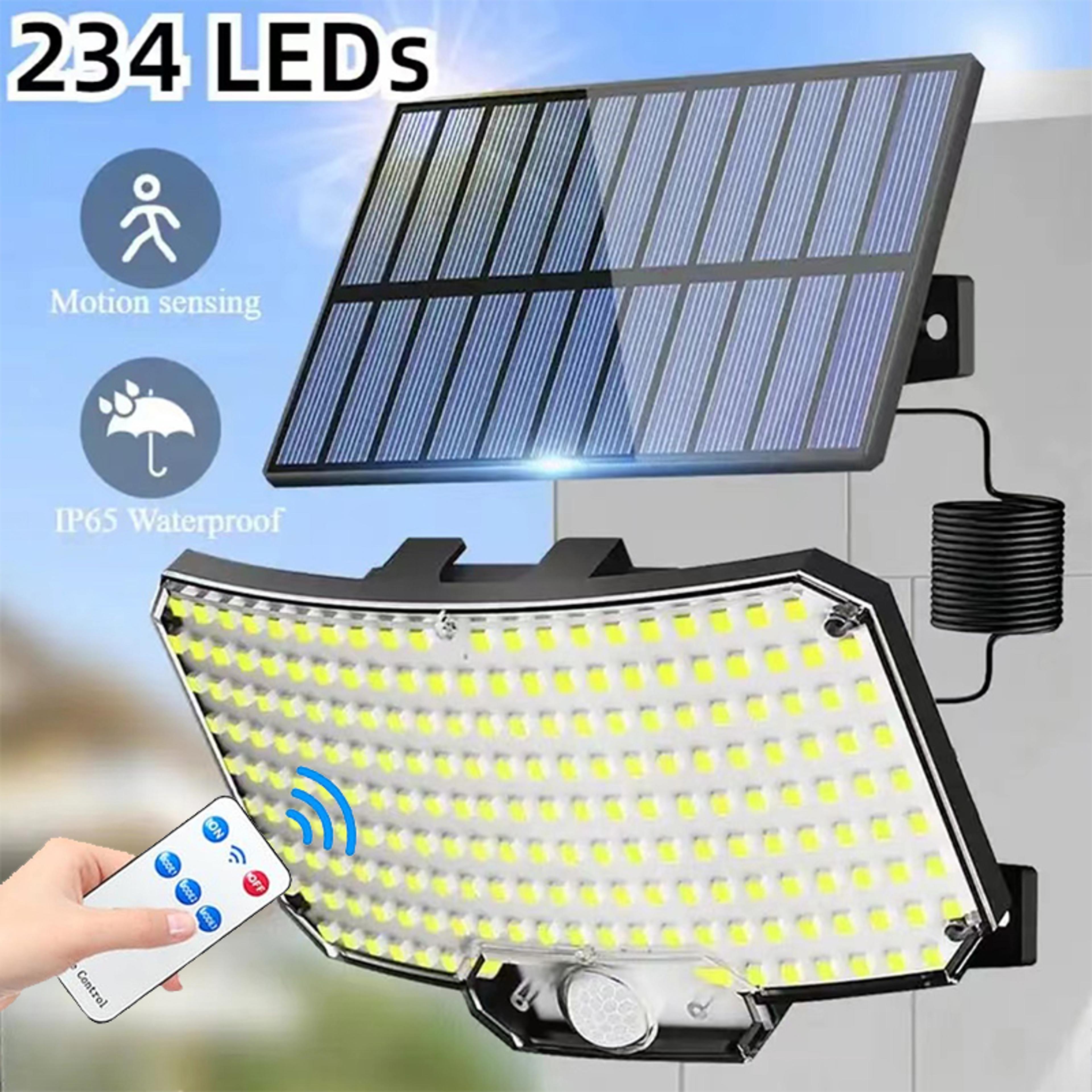 ultra bright solar motion sensor light waterproof led garden wall security lamp