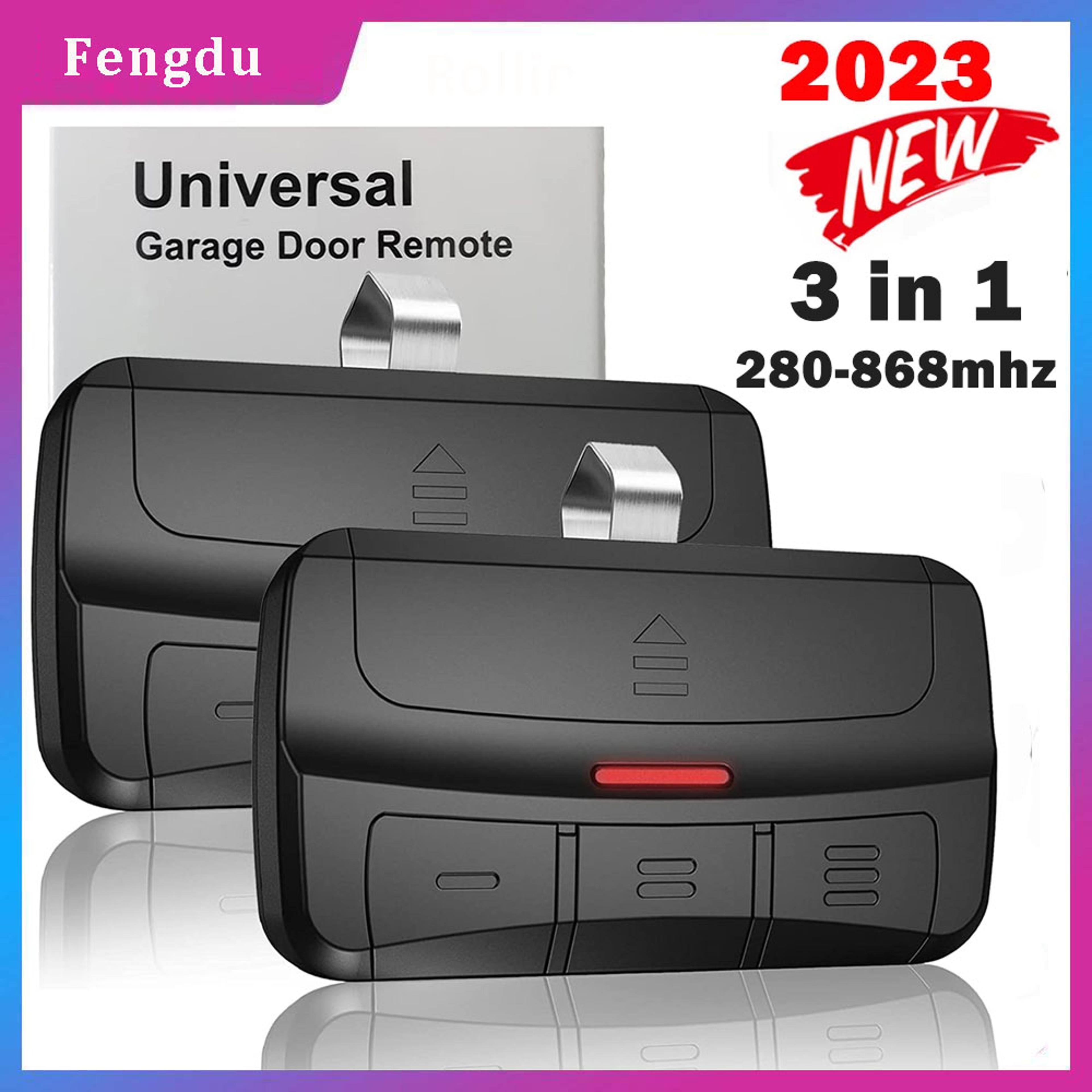 universal garage door remote multifrequency rolling code gate opener with clip
