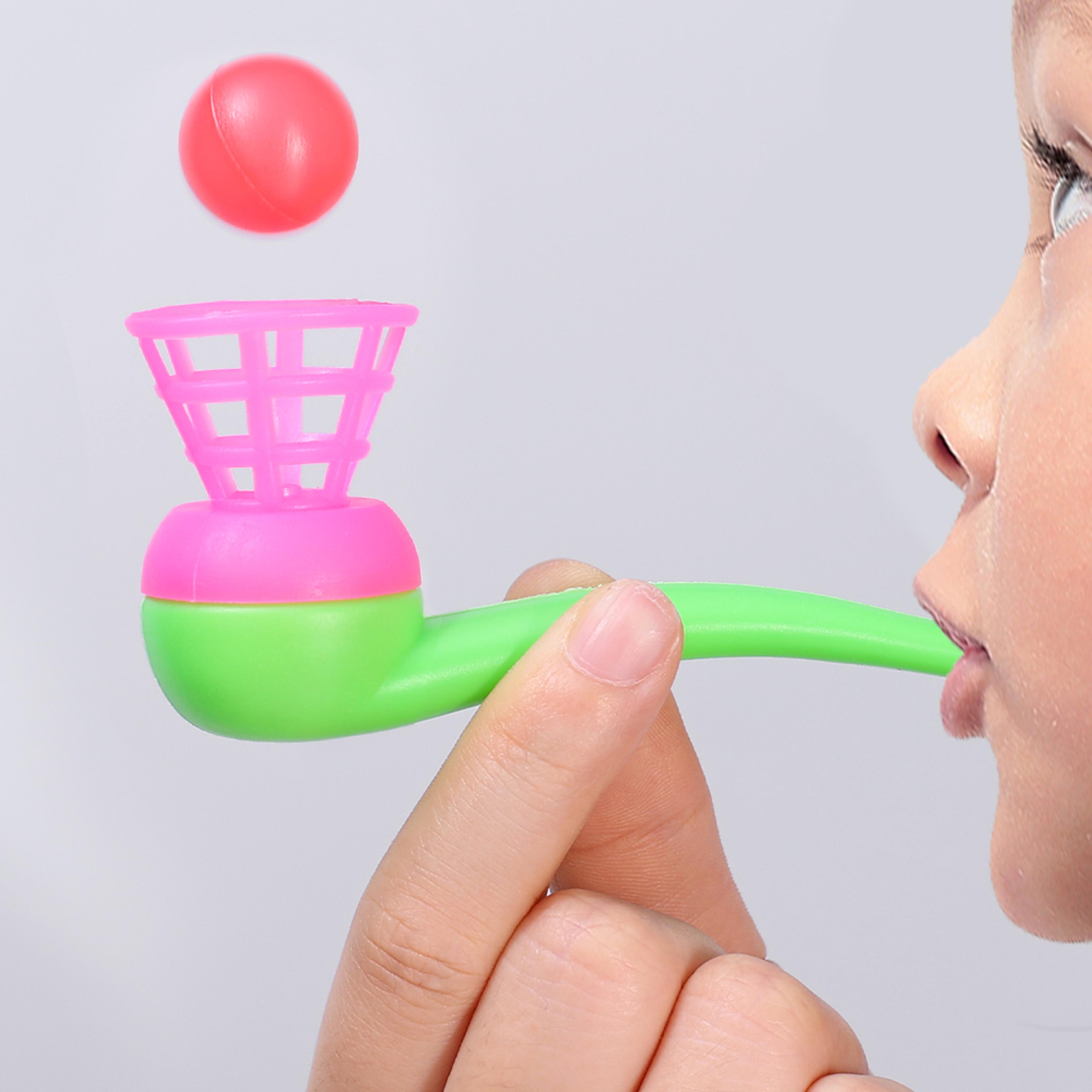 magic floating blow ball toy set for kids balance training and interactive play