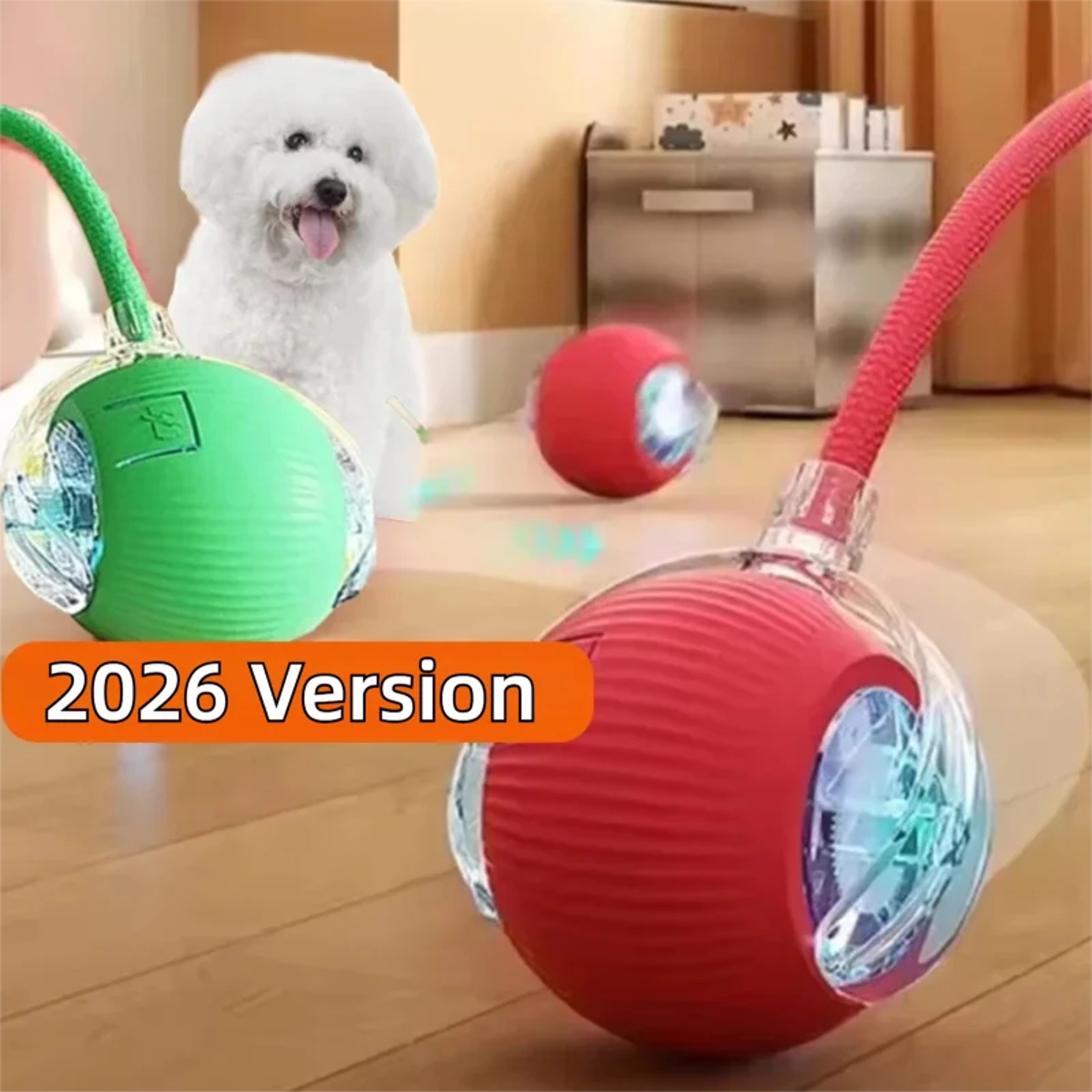 smart interactive dog ball rechargeable automatic rolling toy for puppies & dogs