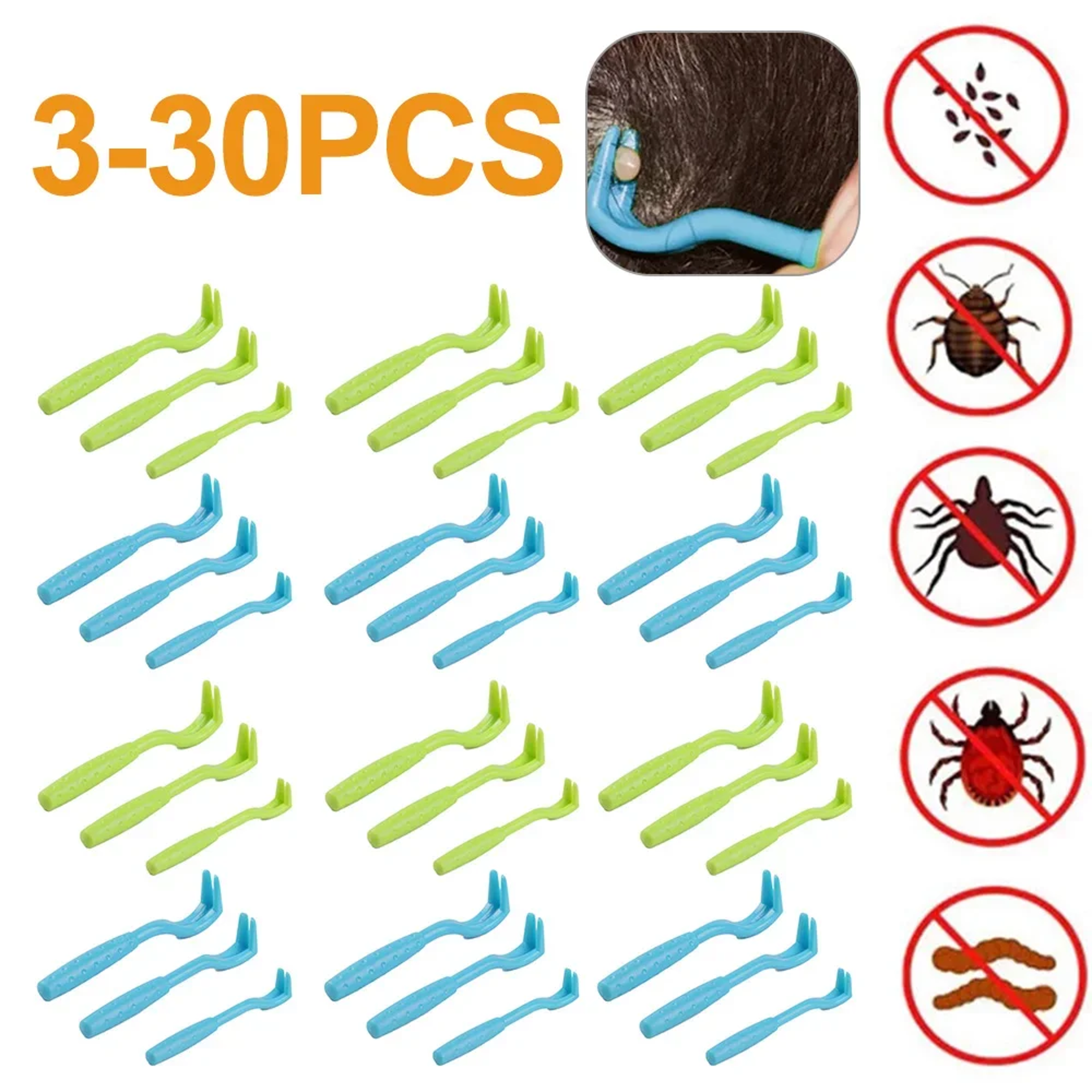 safetwist tick remover tool & flea remover set for dogs cats and small pets