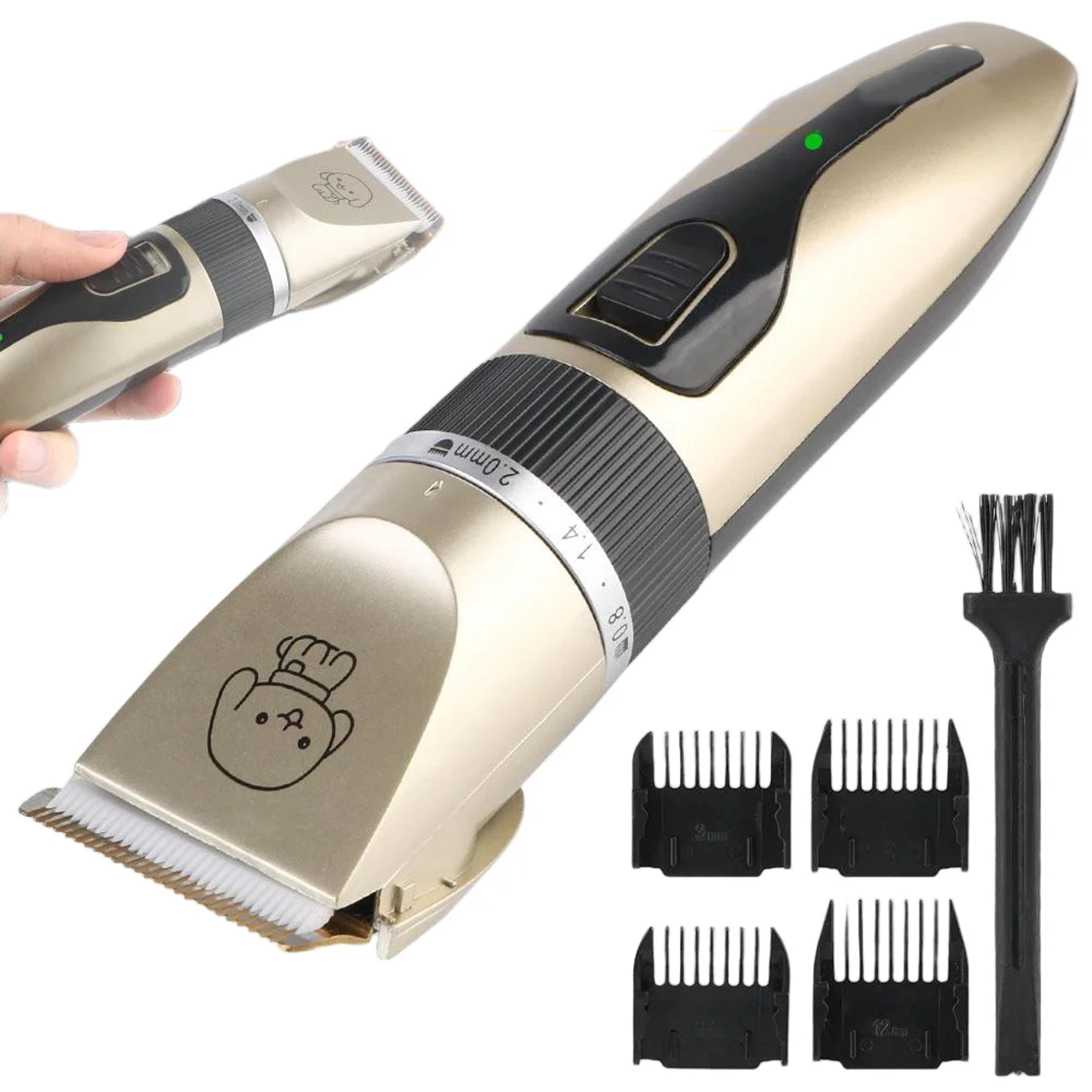 quiet dog grooming clippers cordless pet hair trimmer for dogs & cats