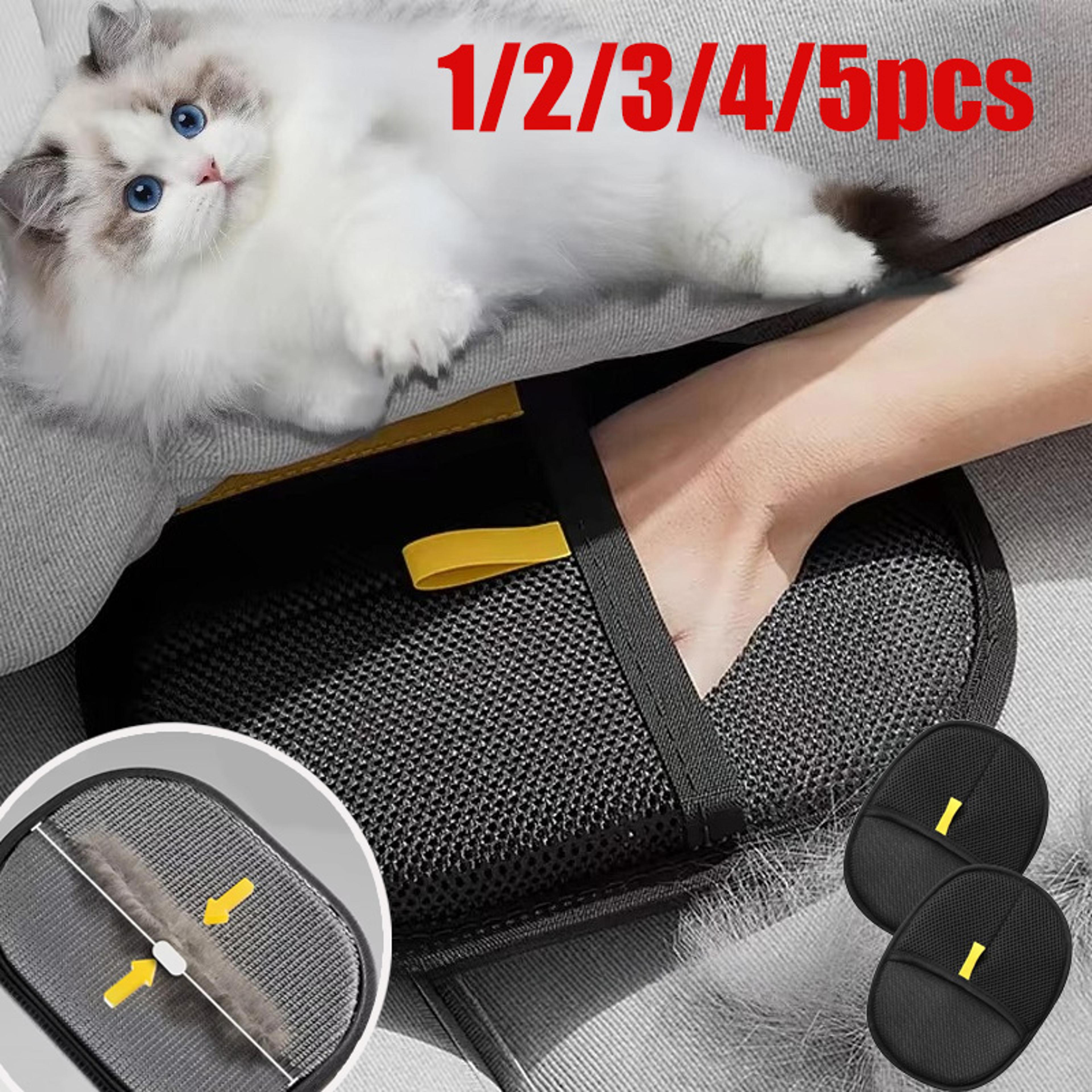 pet hair removal gloves reusable dog & cat hair remover for clothes, carpets & furniture