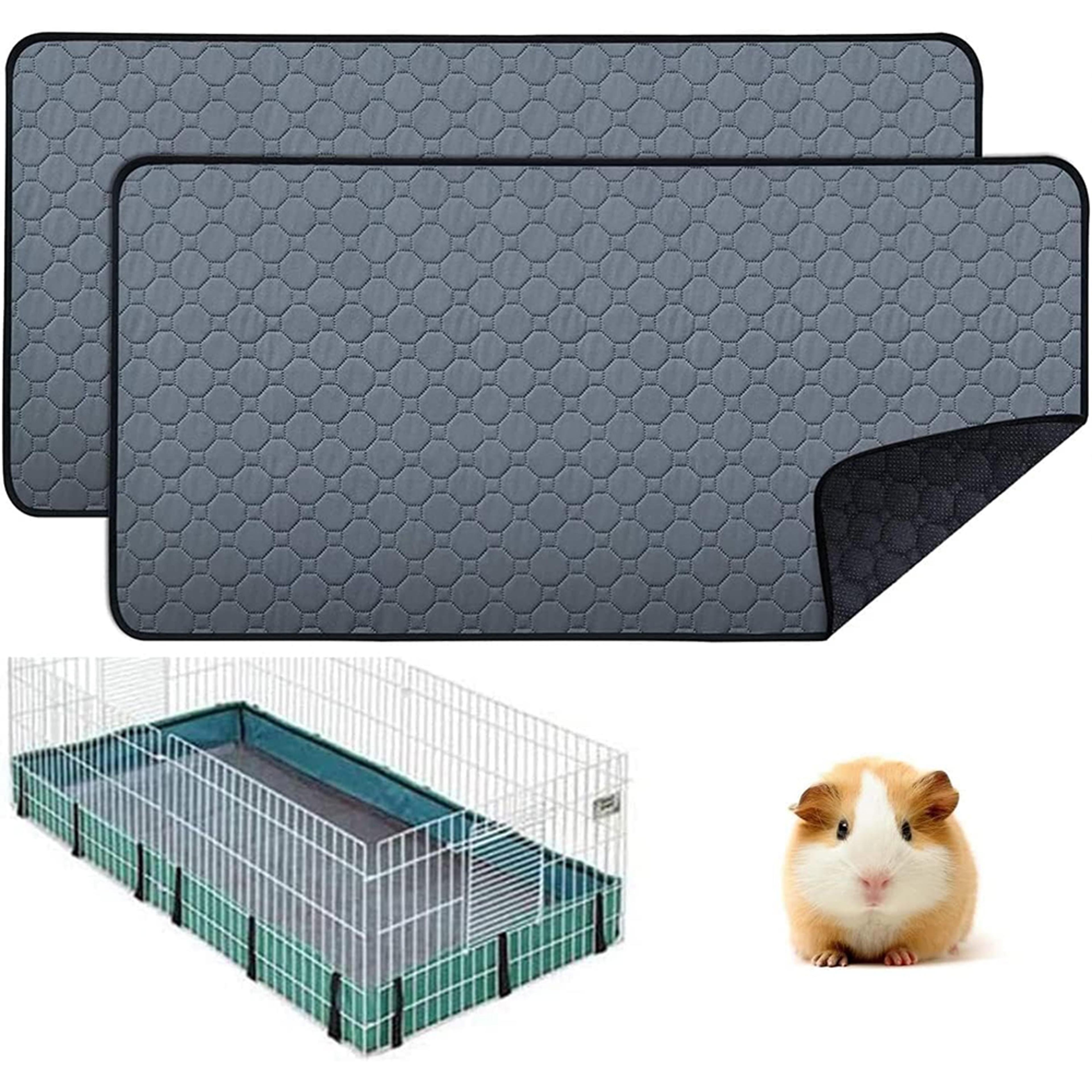 washable guinea pig cage liner non slip reusable pet pad for small animals
