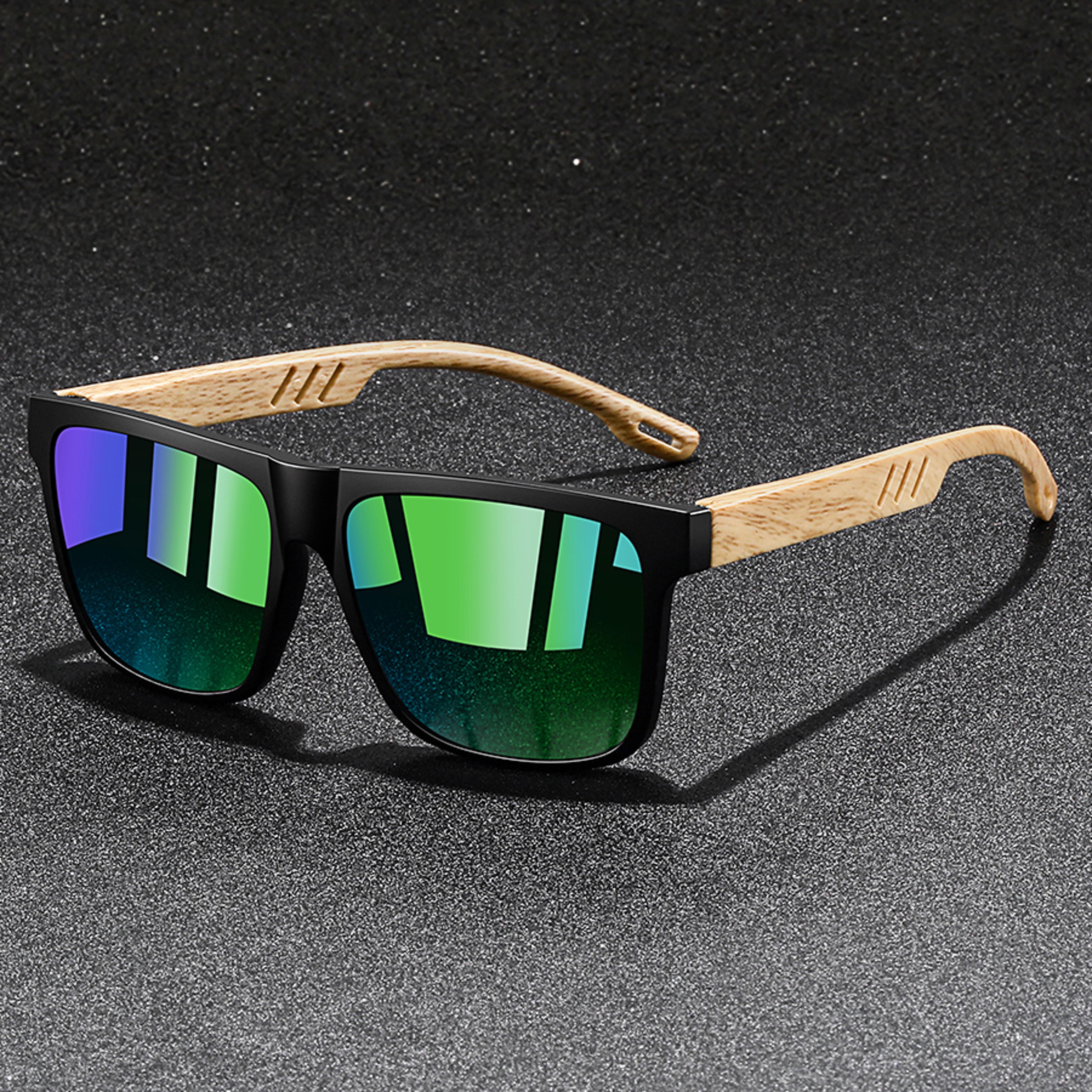 vintage square sunglasses for men & women retro driving eyewear