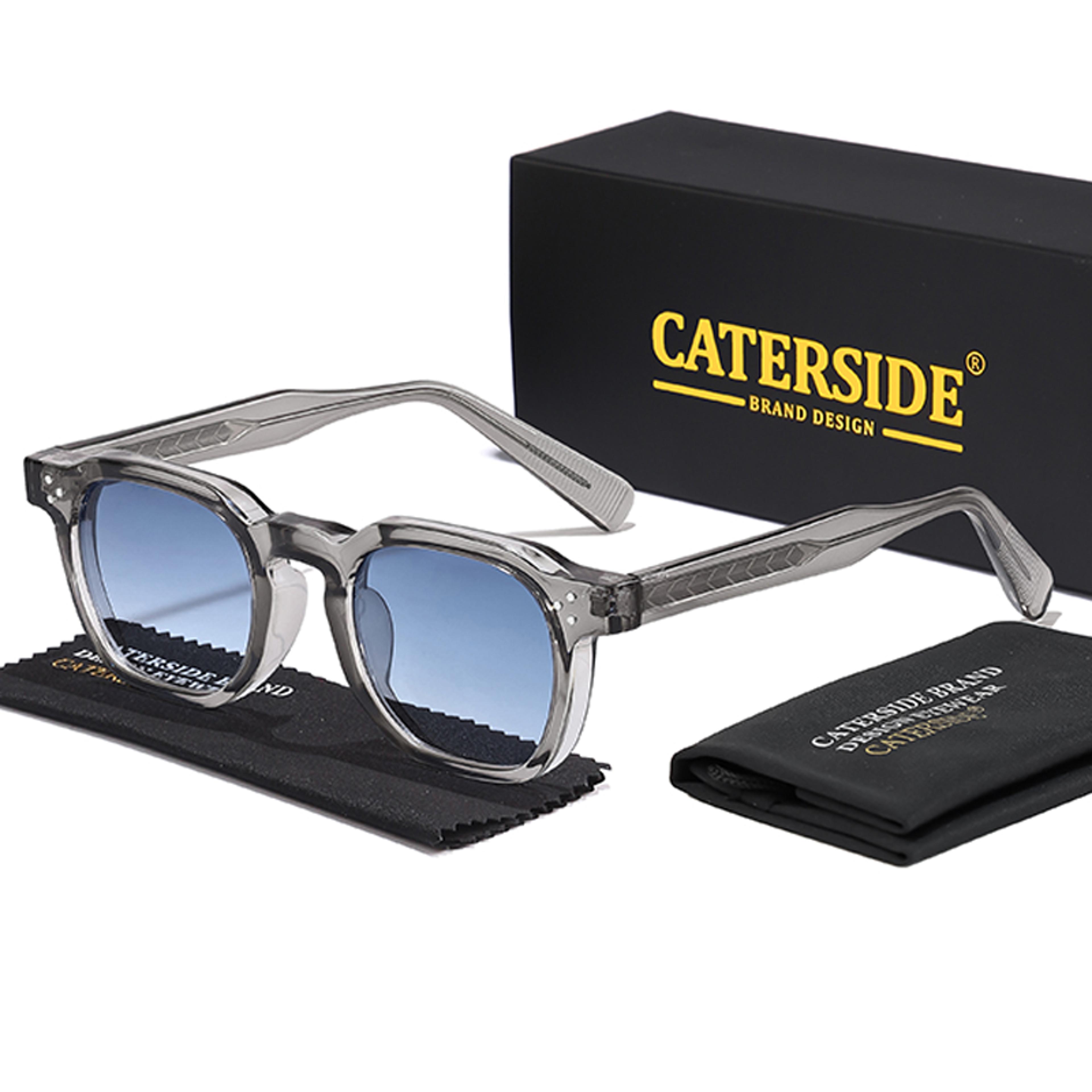 caterside square sunglasses for men & women small frame sunglasses with modern uv protection