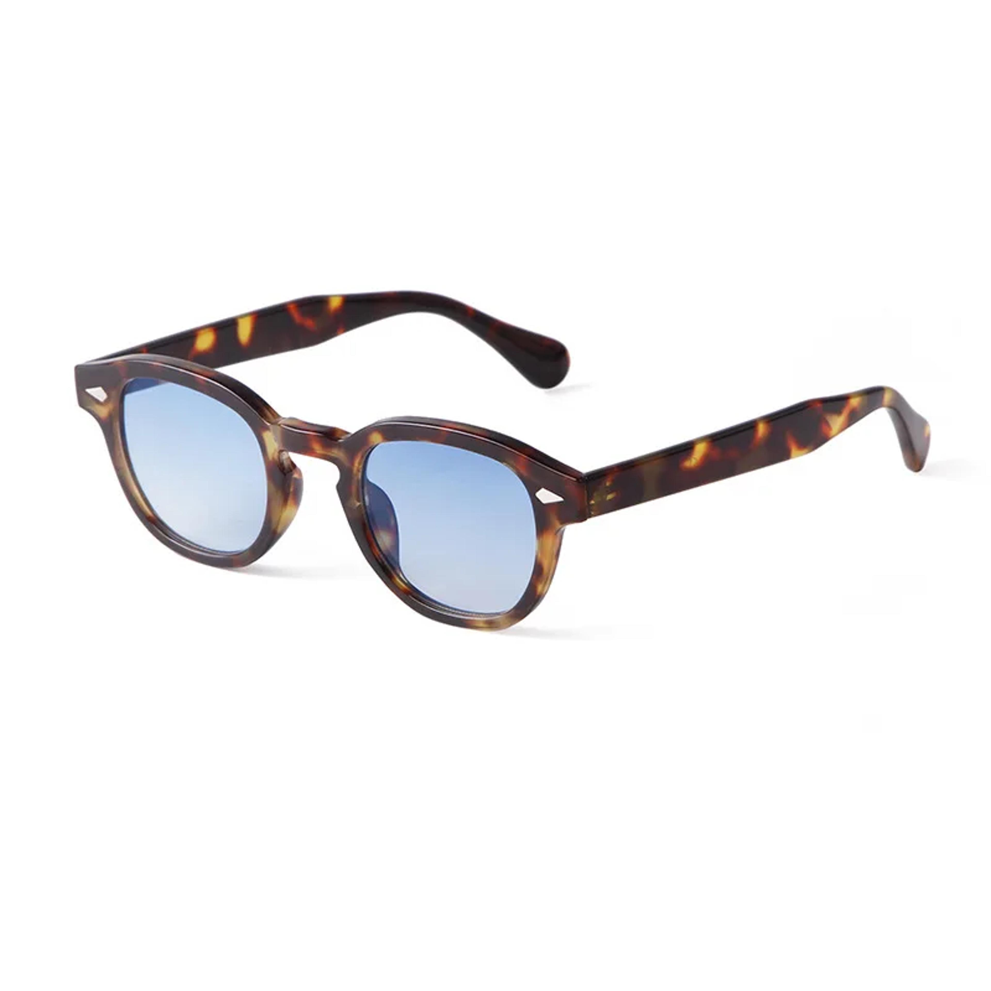 retro round sunglasses for men & women vintage rivet fashion shades