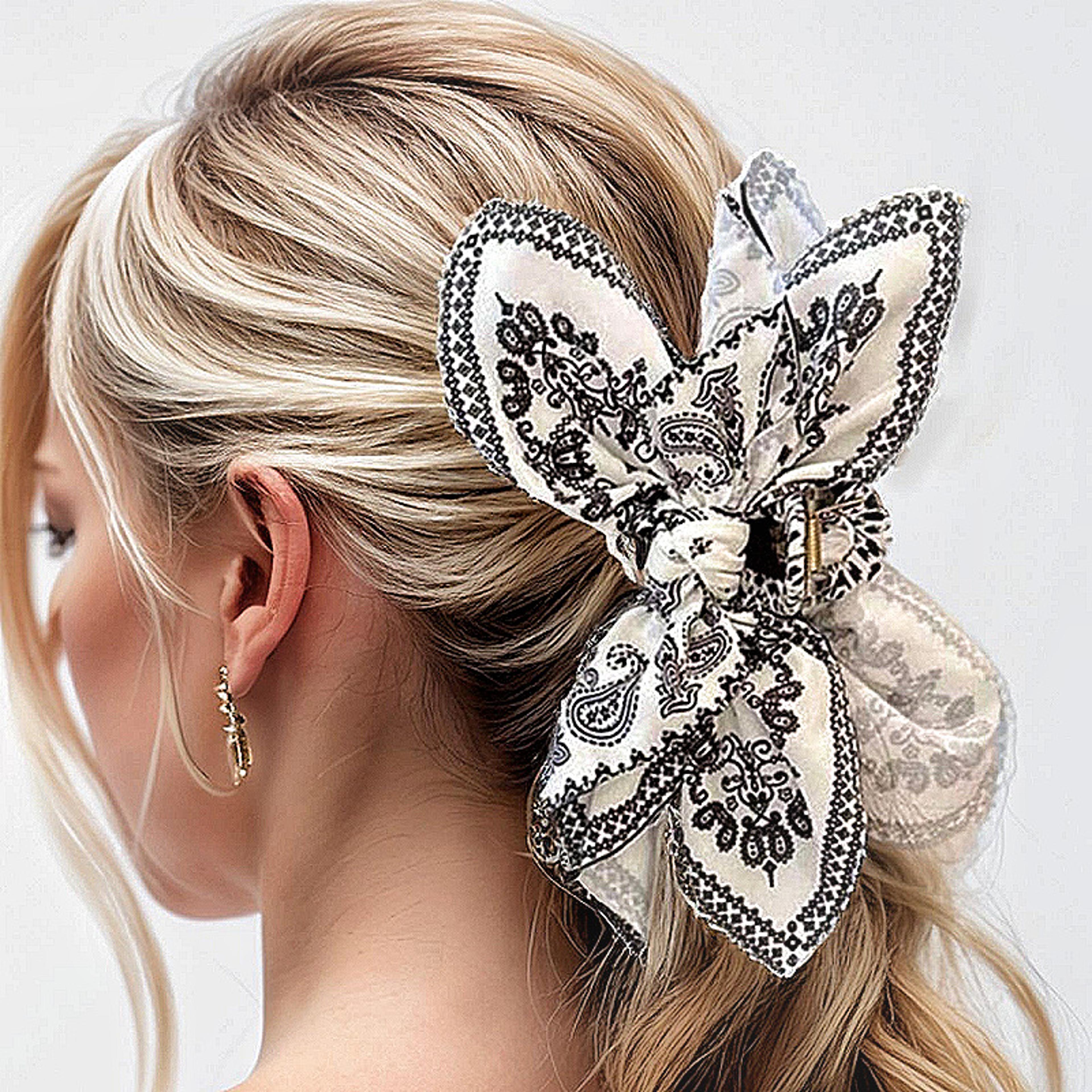 butterfly flower shark hair claw clip for thick & thin hair
