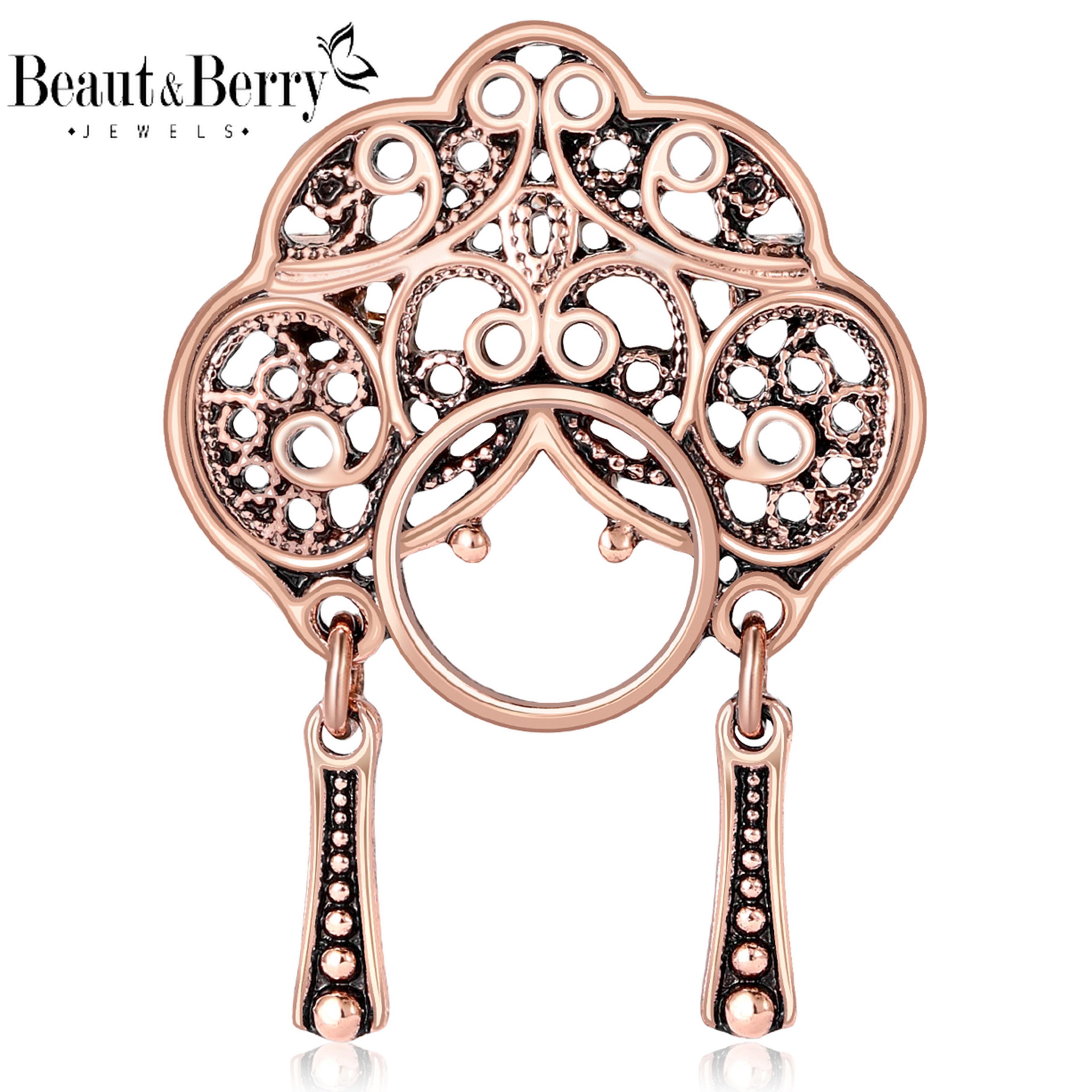 beaut&berry face brooch character fashion brooch pin for women & men