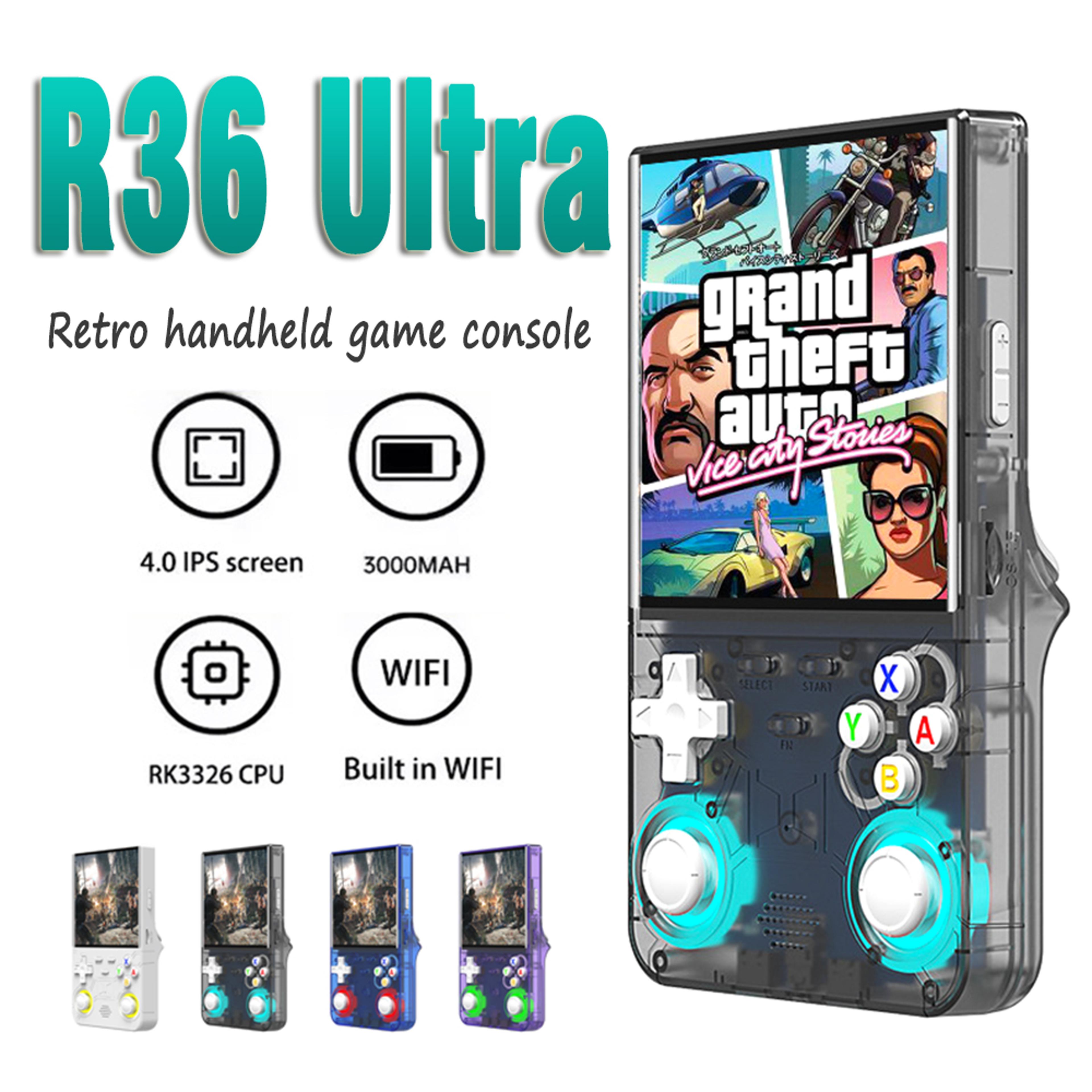 ultra retro handheld game console with ips display and linux gaming system