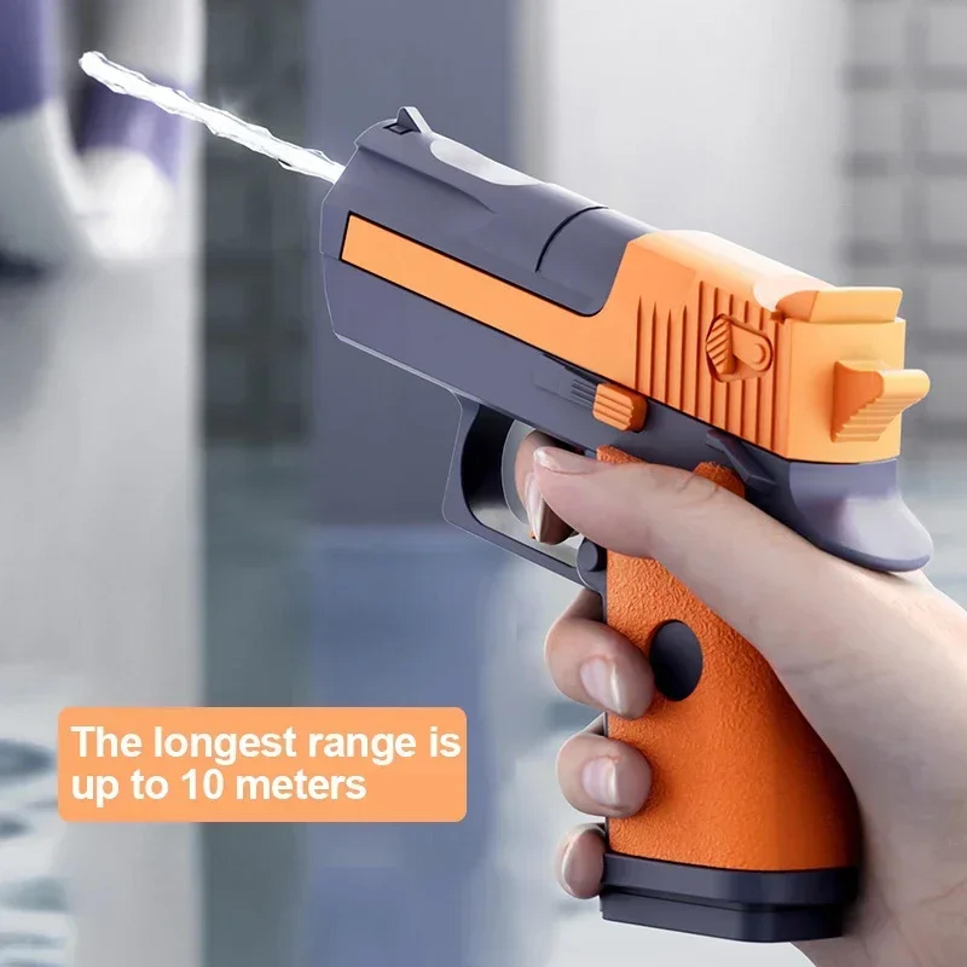 mini water gun for kids mechanical continuous spray summer beach toy pistol