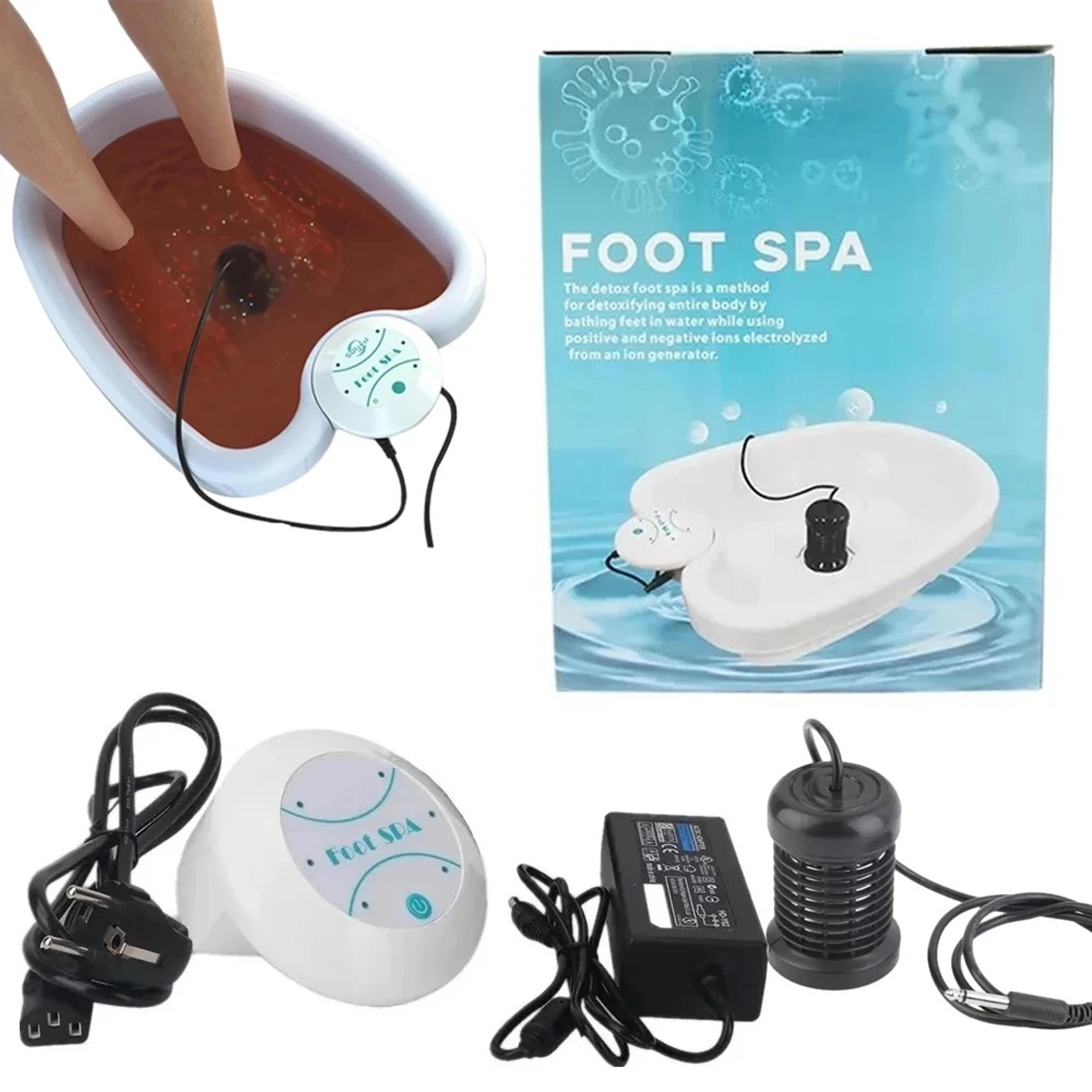 revive ionic foot spa foot detox machine with foot bath massager for home relaxation
