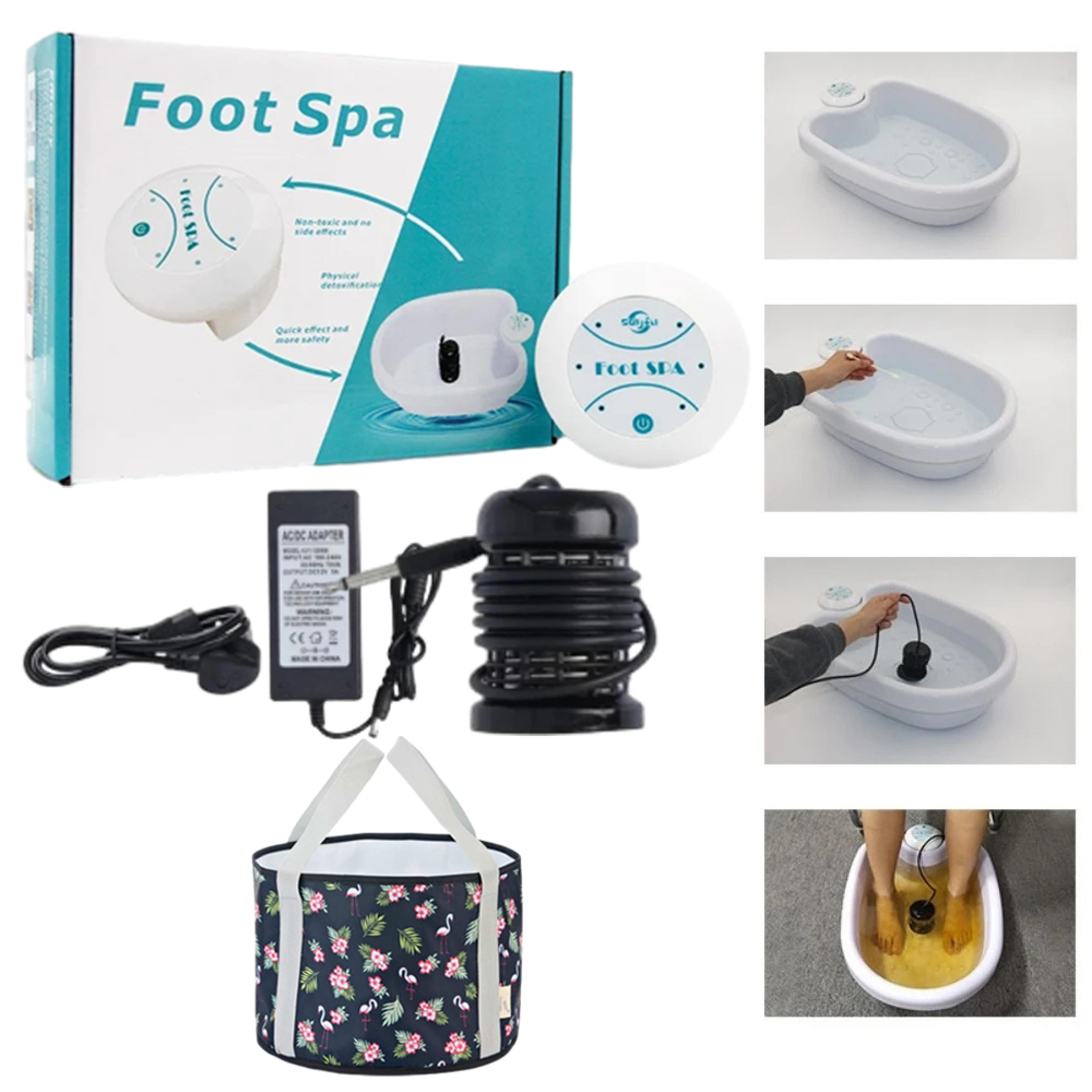 foldable foot spa bath with electric foot bath massage for relaxing home foot care