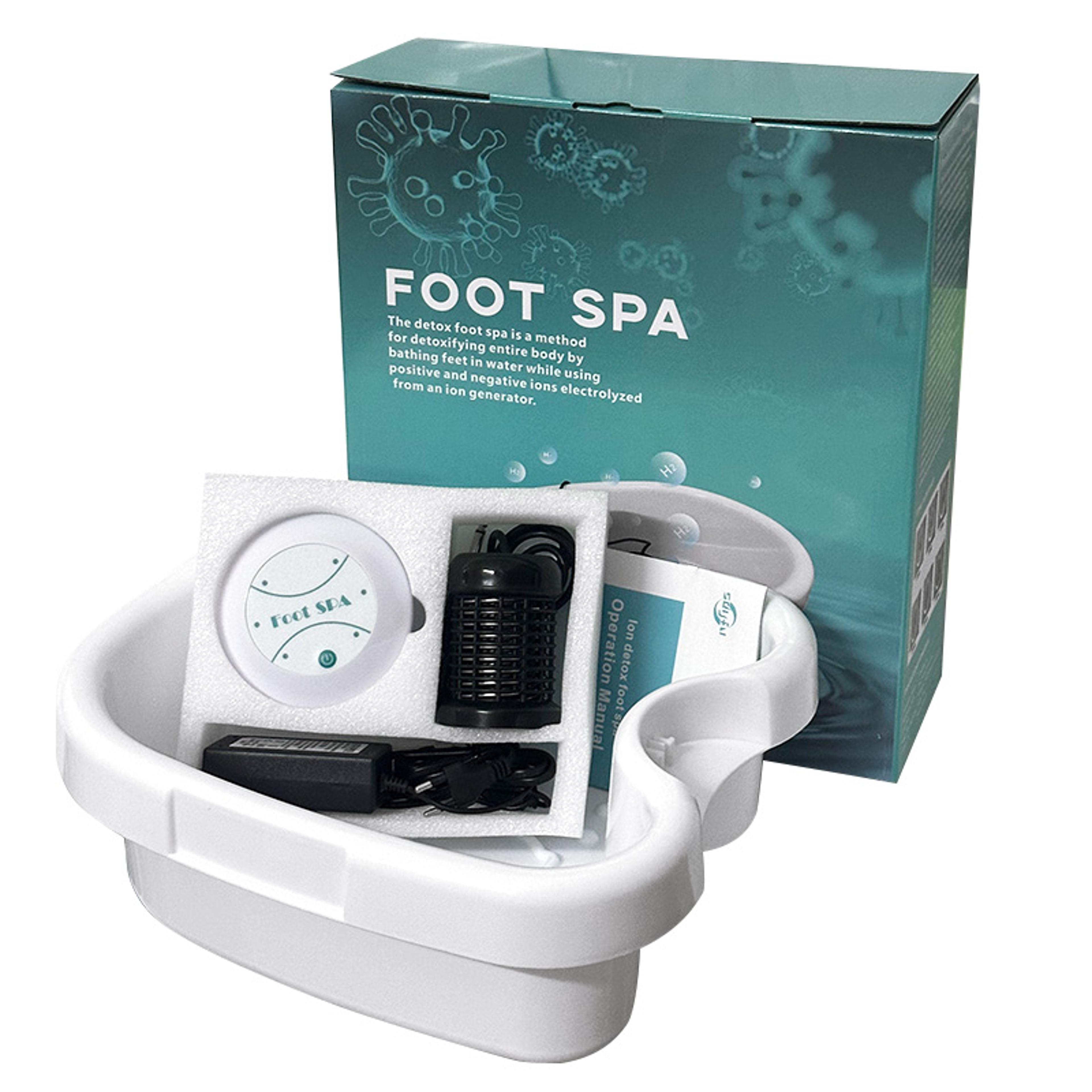 ionic foot detox spa machine with foot massager basin for relaxing home foot bath