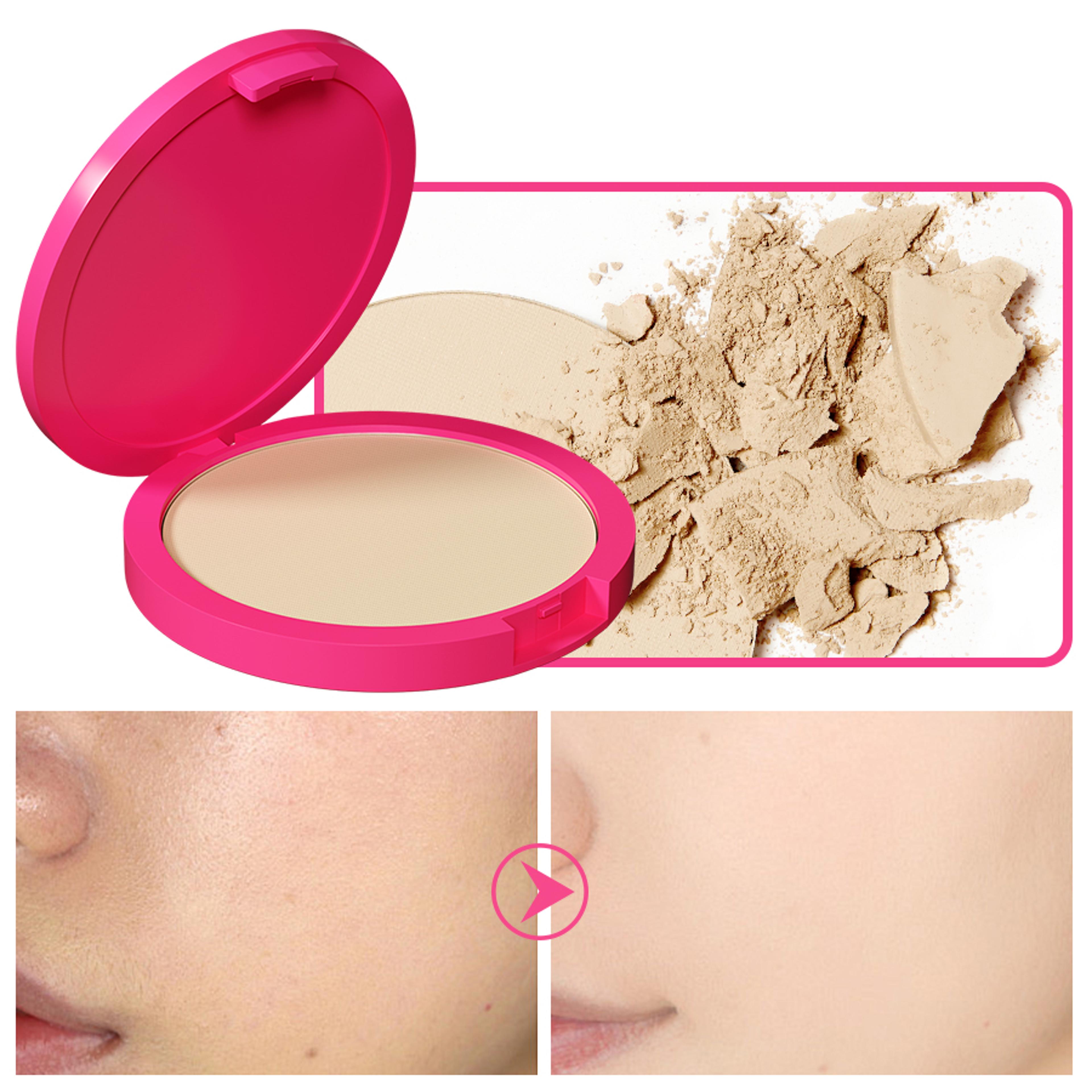 natural pressed powder matte compact foundation with oil control & long lasting finish