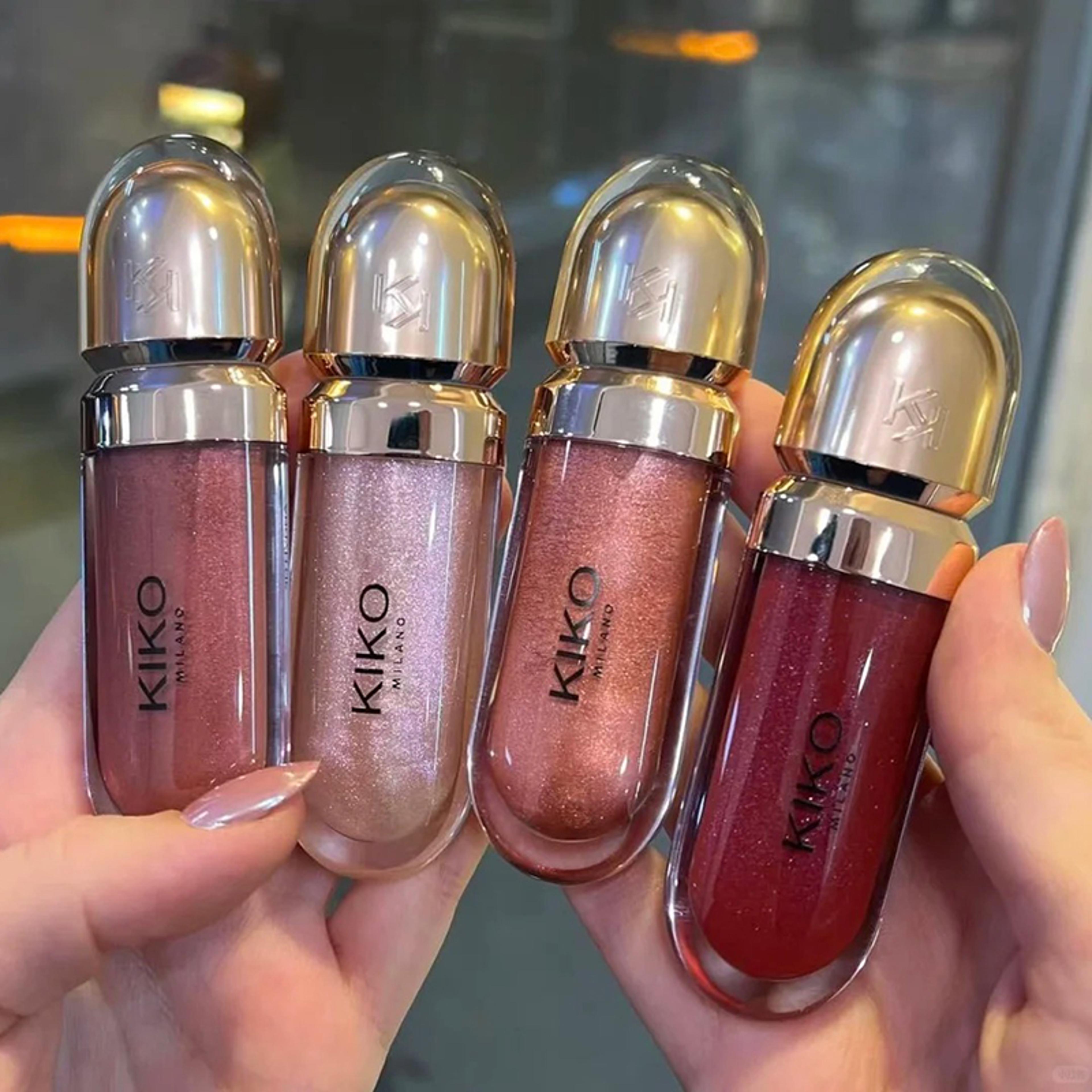 kiko liquid lip glaze mirror shine lip gloss for soft nourished & full looking lips