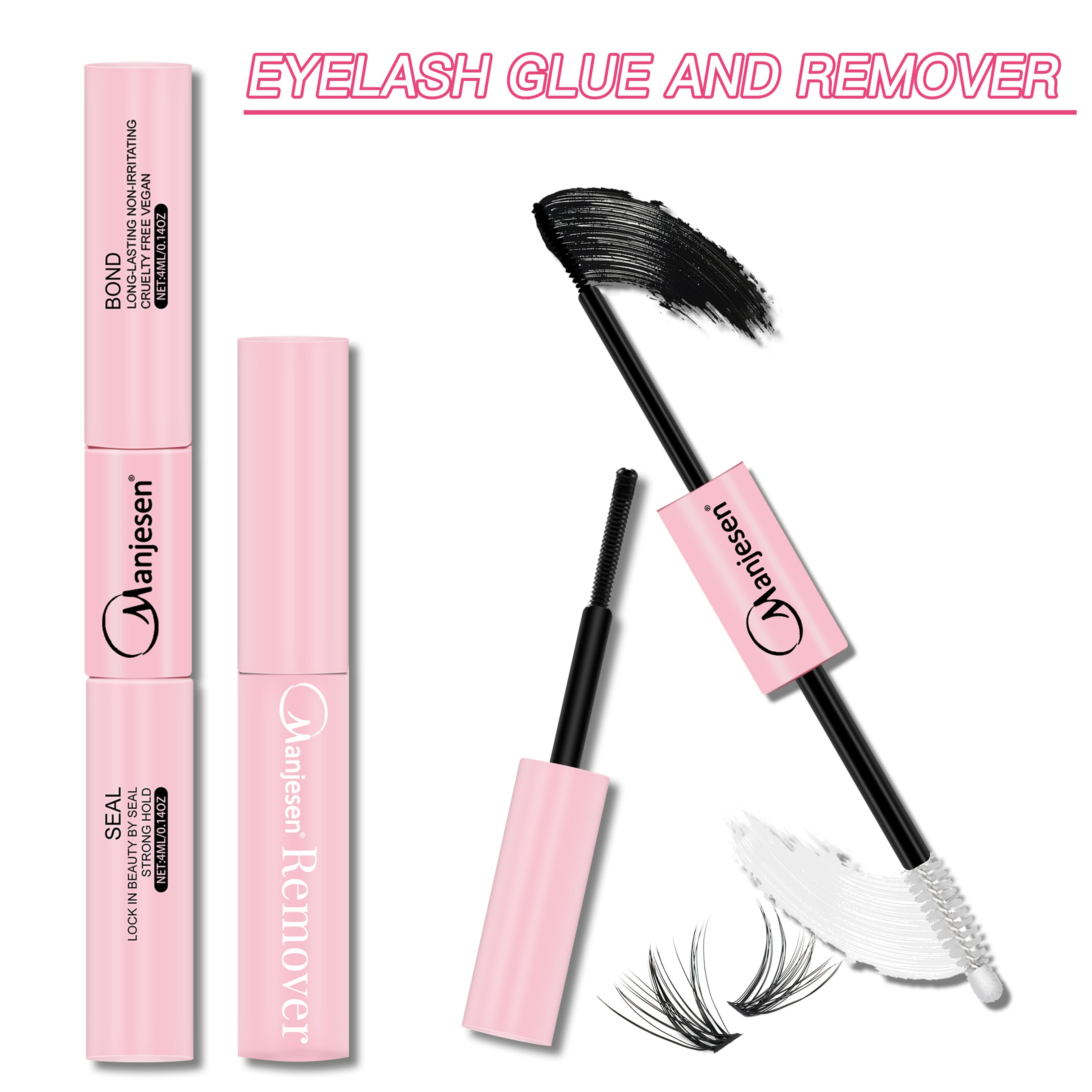 lash bond and seal kit with remover & tweezers for diy lash extensions