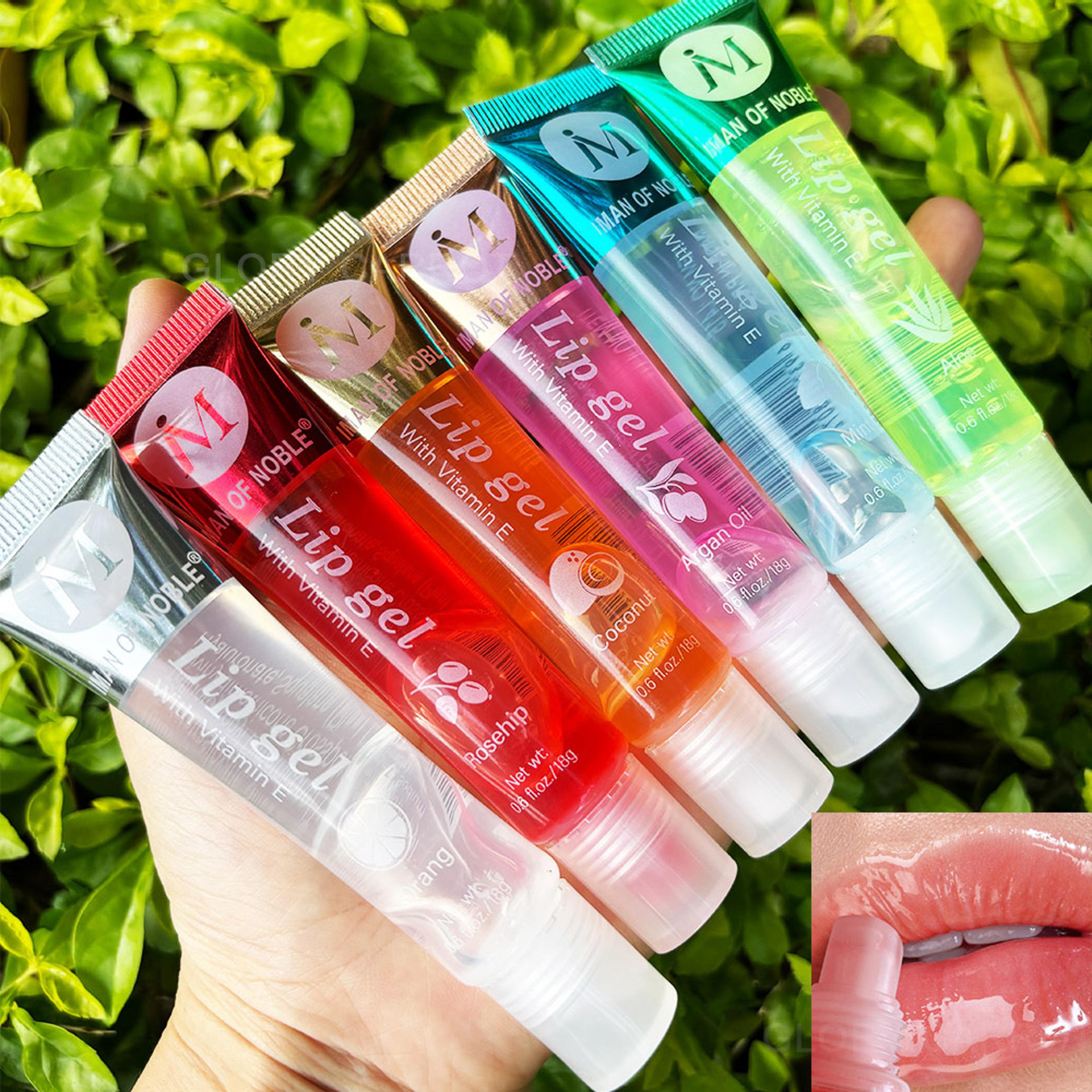 fruity lip gloss set hydrating clear glossy lip gel for soft shiny lips