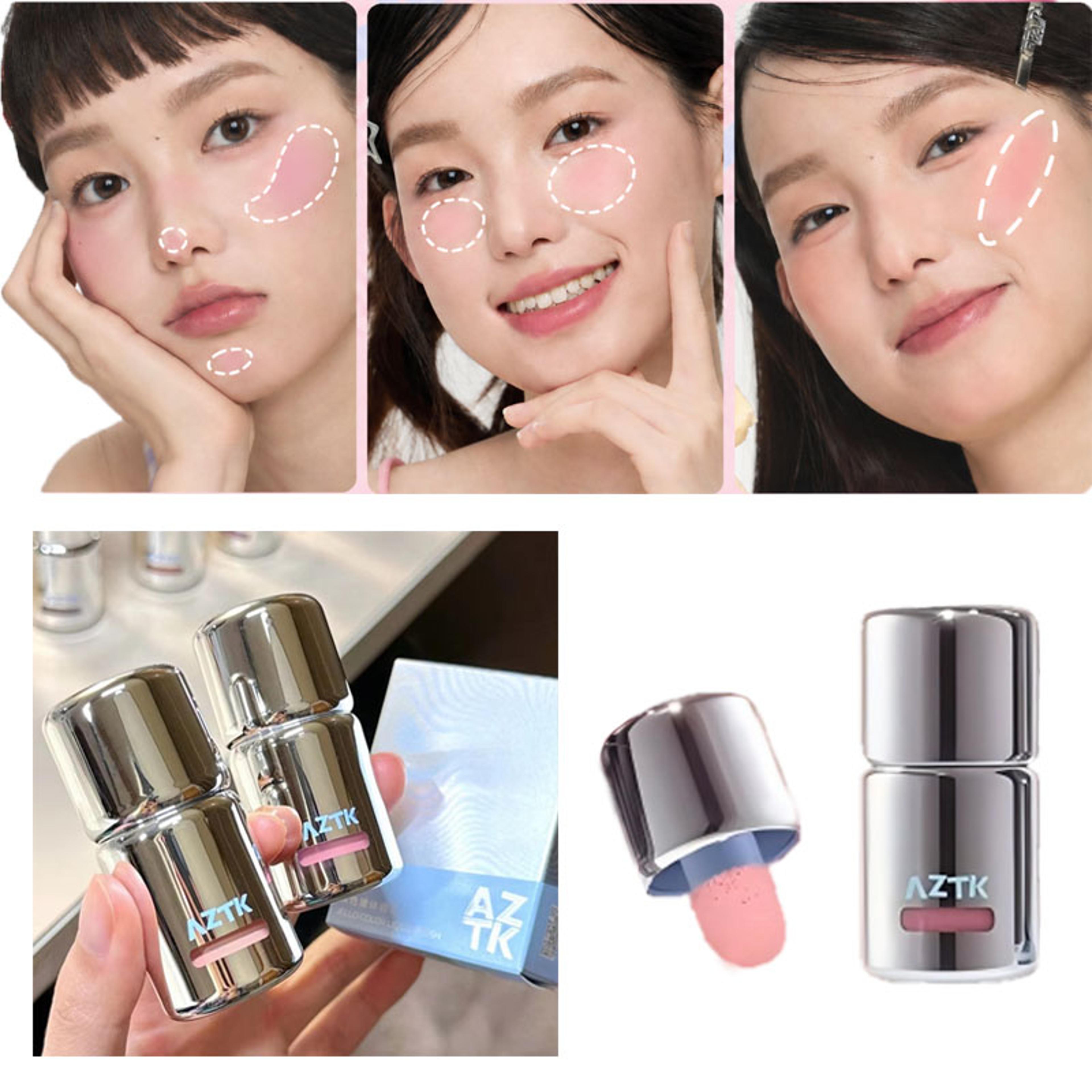 aztk liquid blush water to powder matte blush waterproof natural cheek tint
