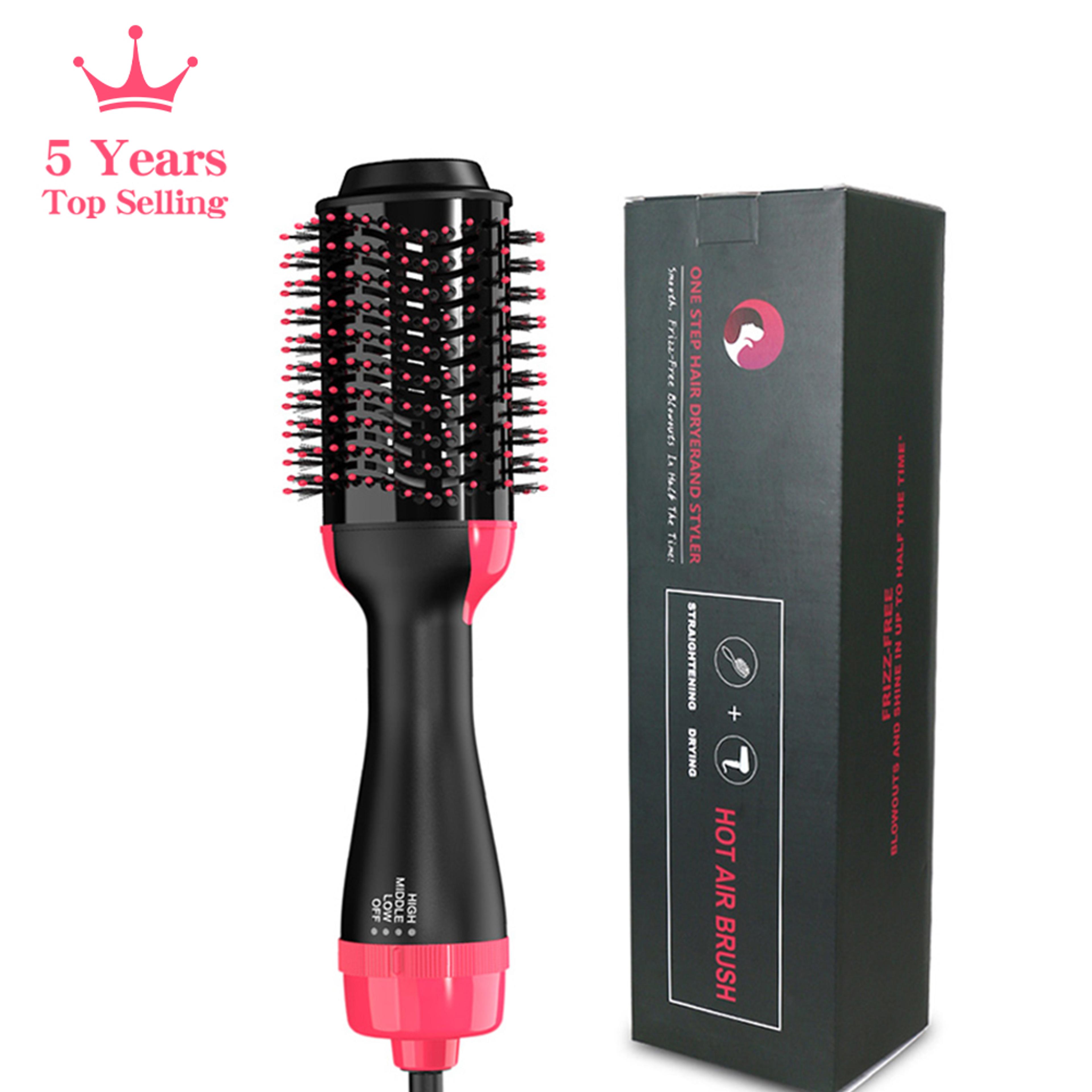 lisapro hot air brush hair dryer brush & volumizer one step styler