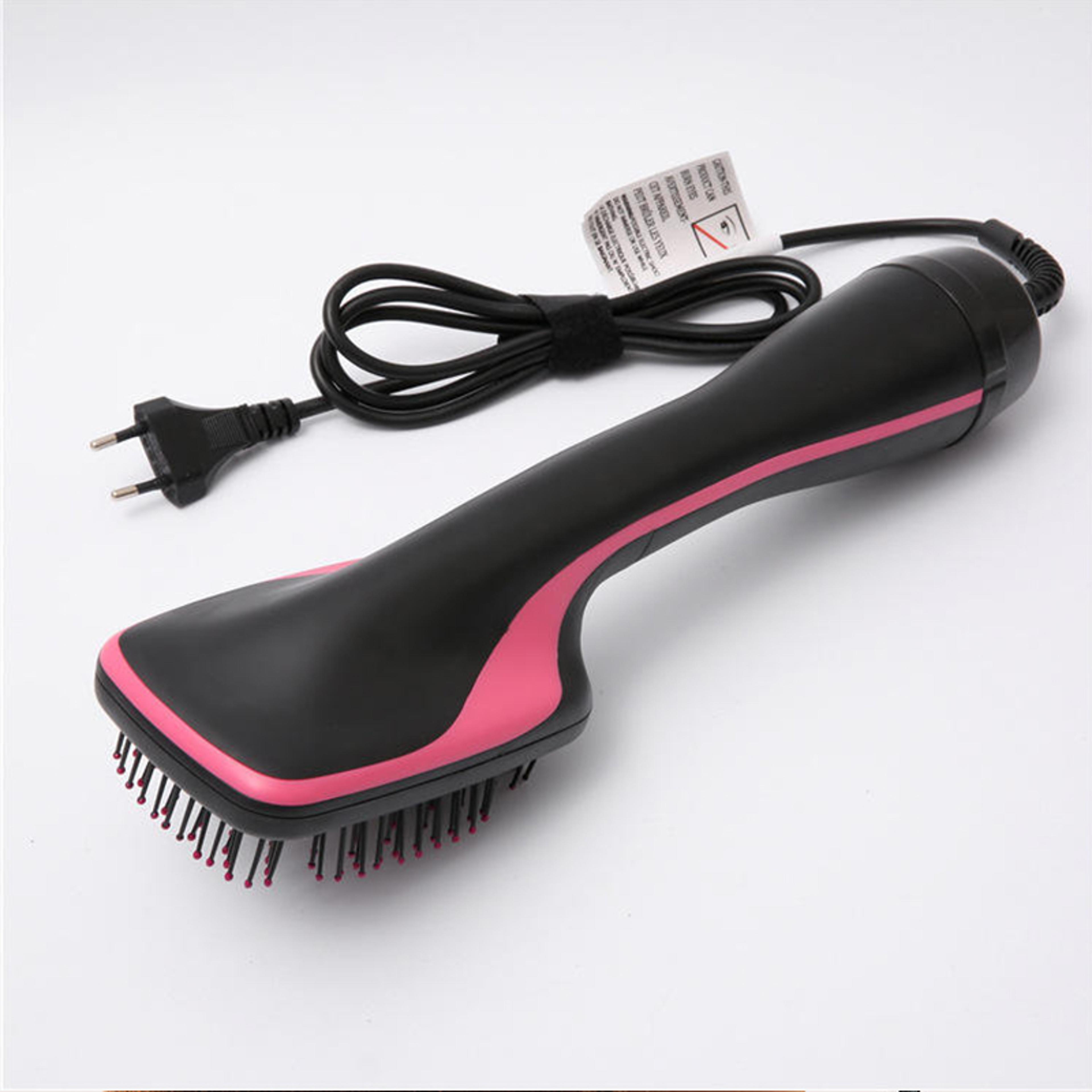 negative ion hair dryer brush hot air brush for drying straightening curling & volumizing