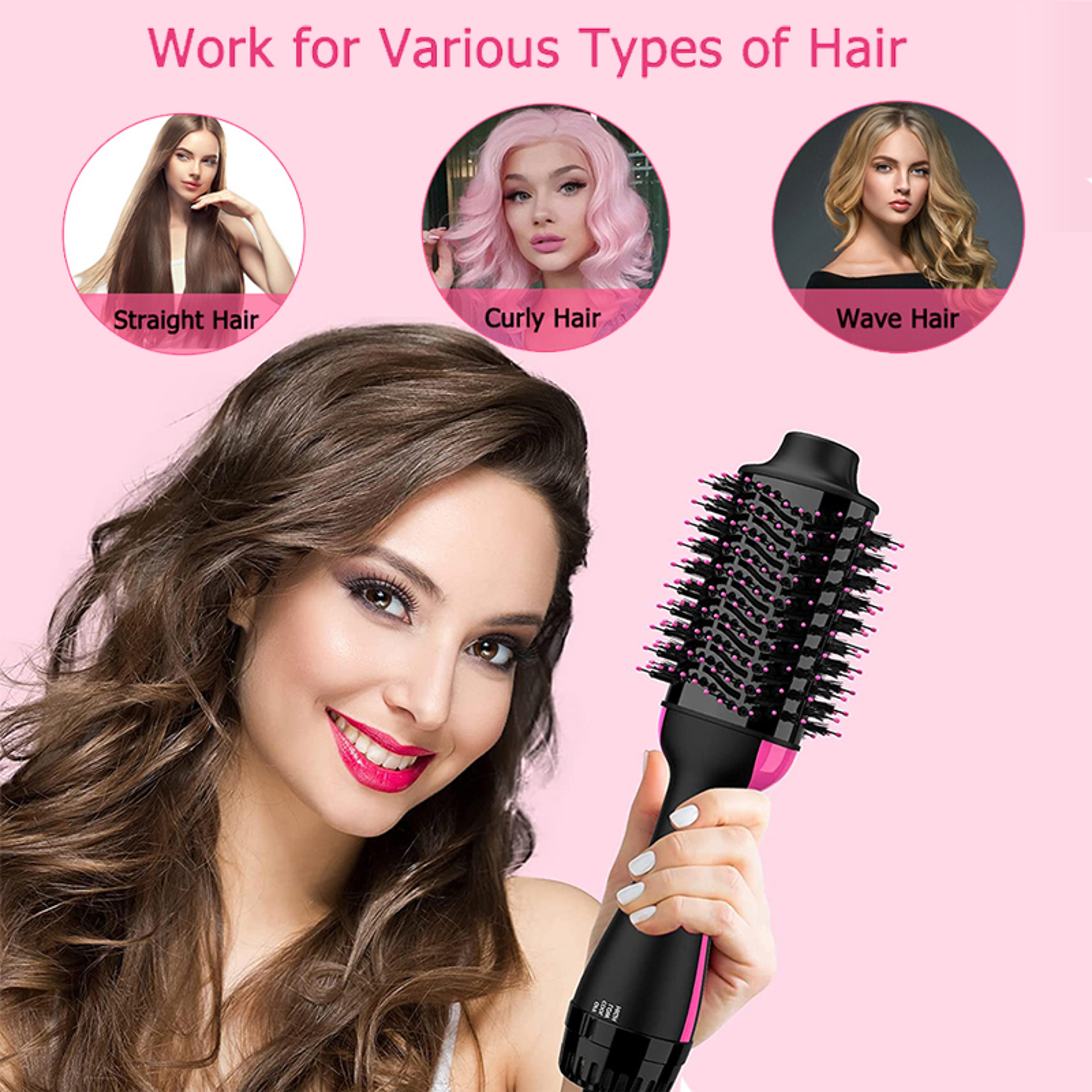 hot air hair brush one step volumizer hair dryer & styling brush