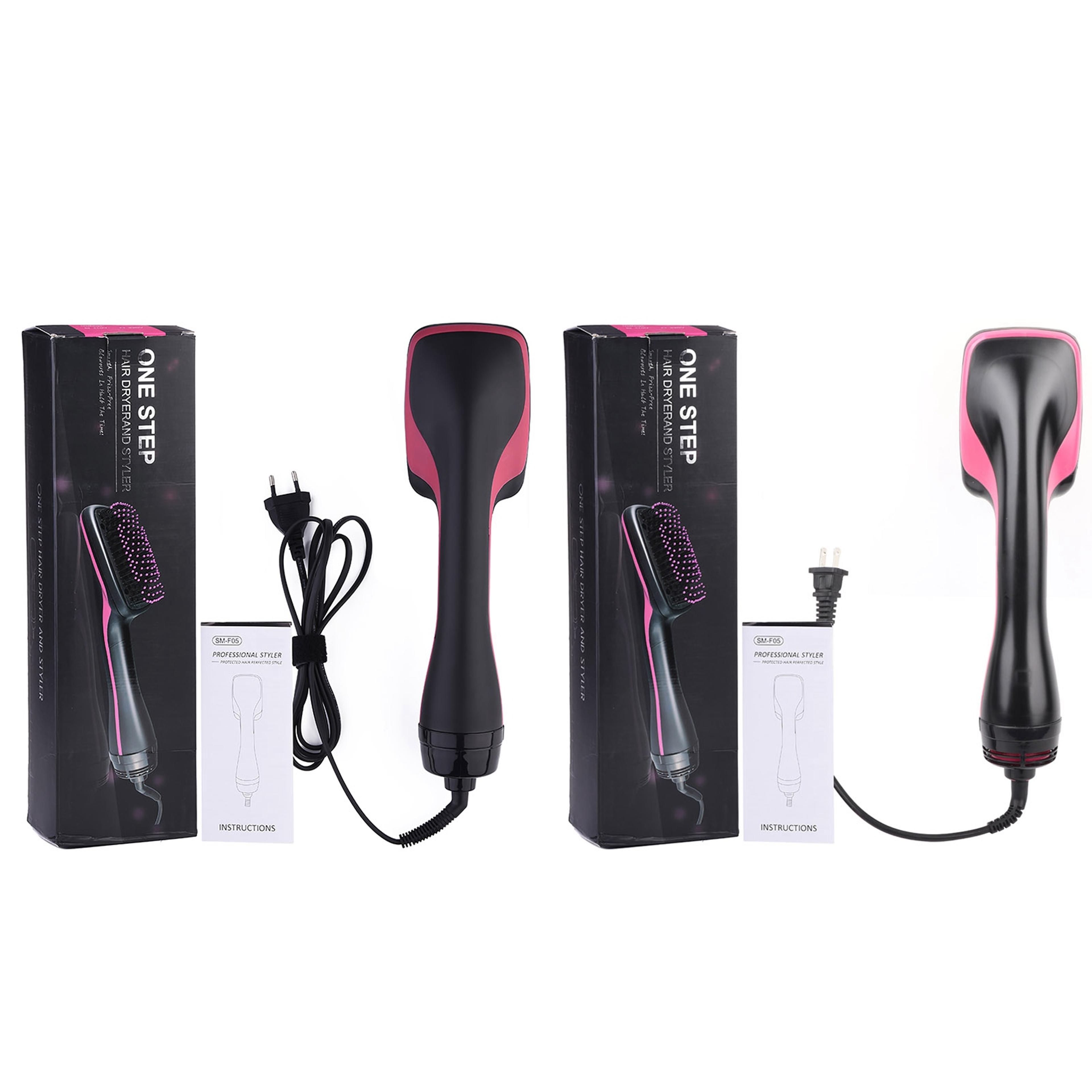 hair dryer brush with ionic technology for fast drying and smooth salon styling