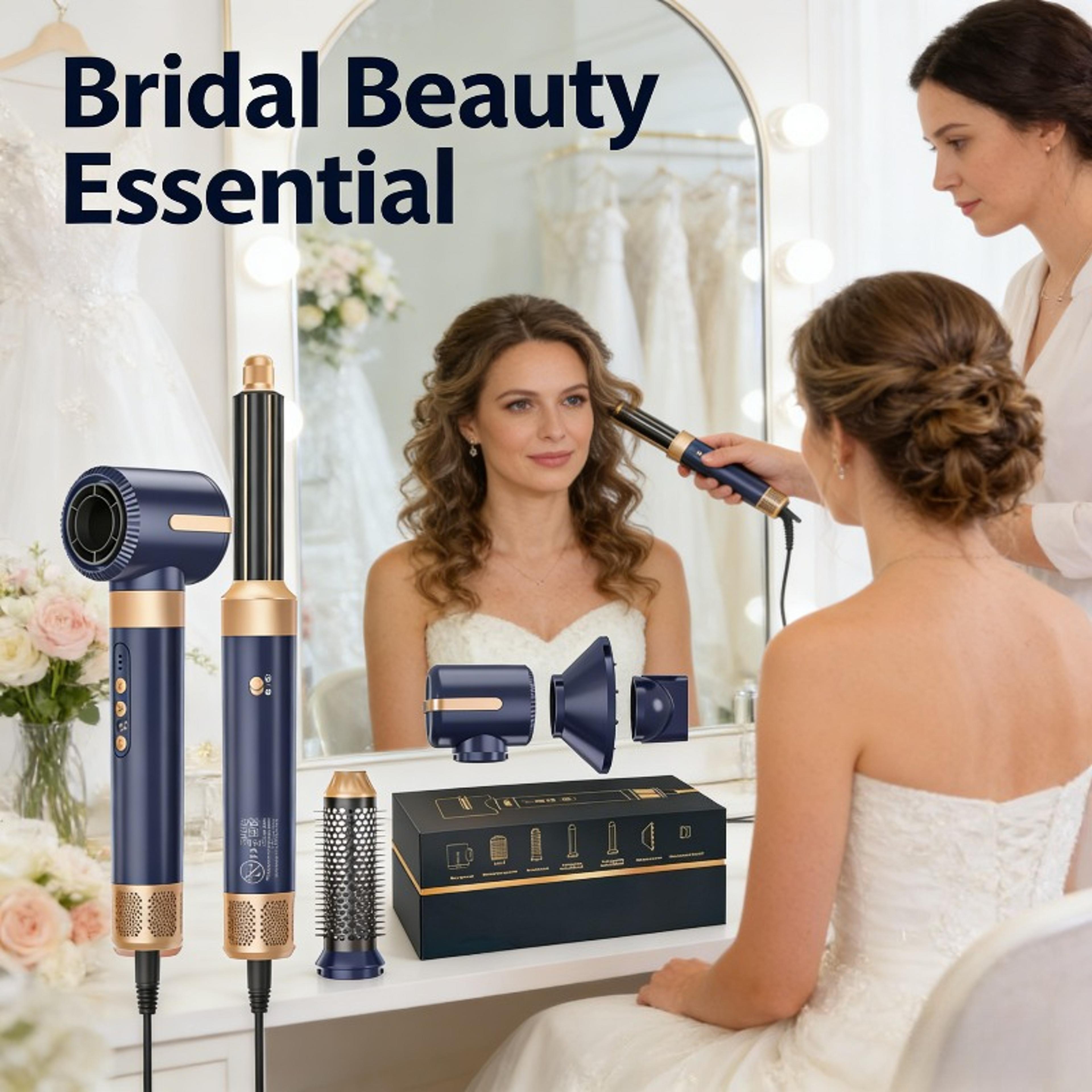 hair dryer brush with ionic hair dryer and auto hair curler for fast salon styling