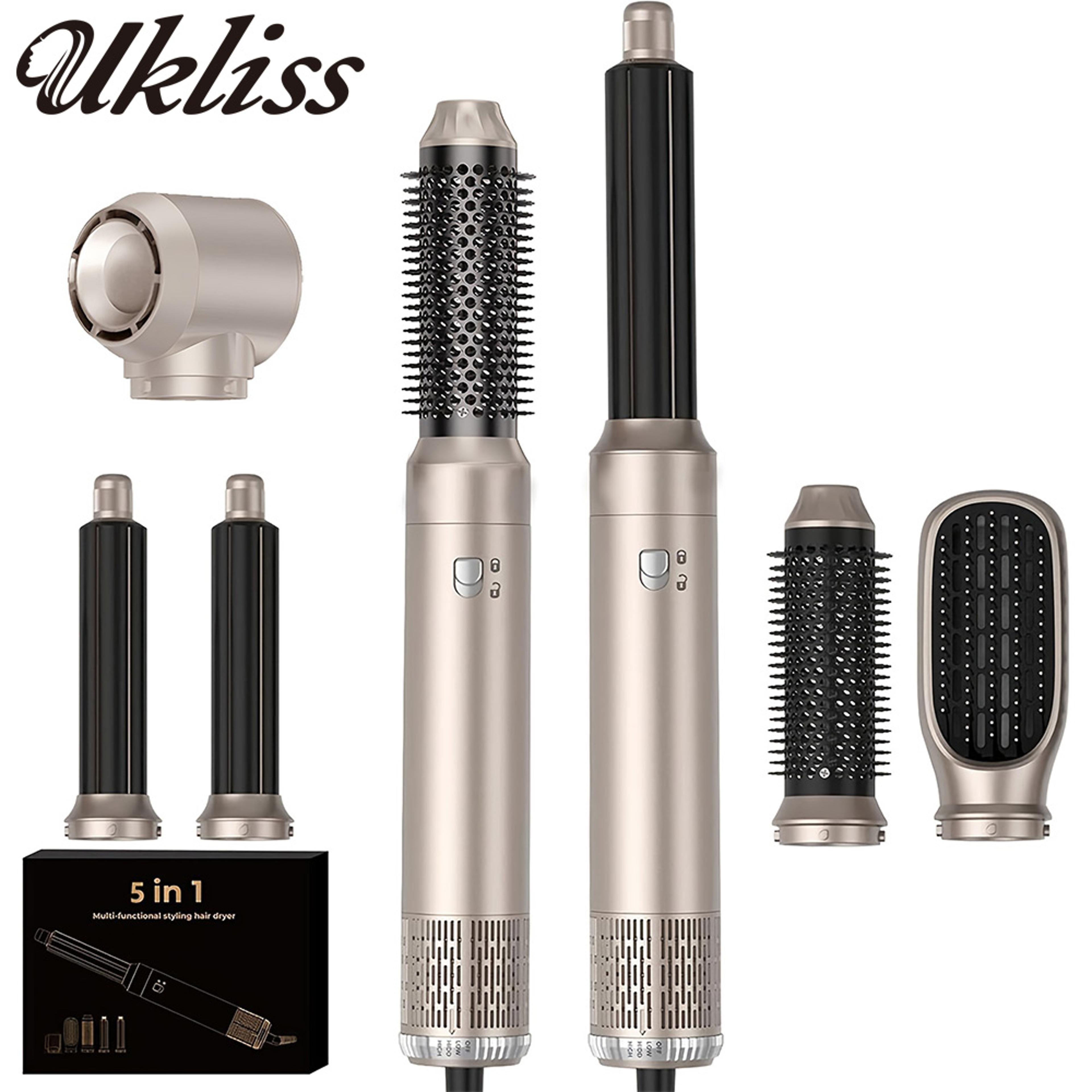 ukliss hair styler hot air brush hair dryer brush for fast salon blowouts