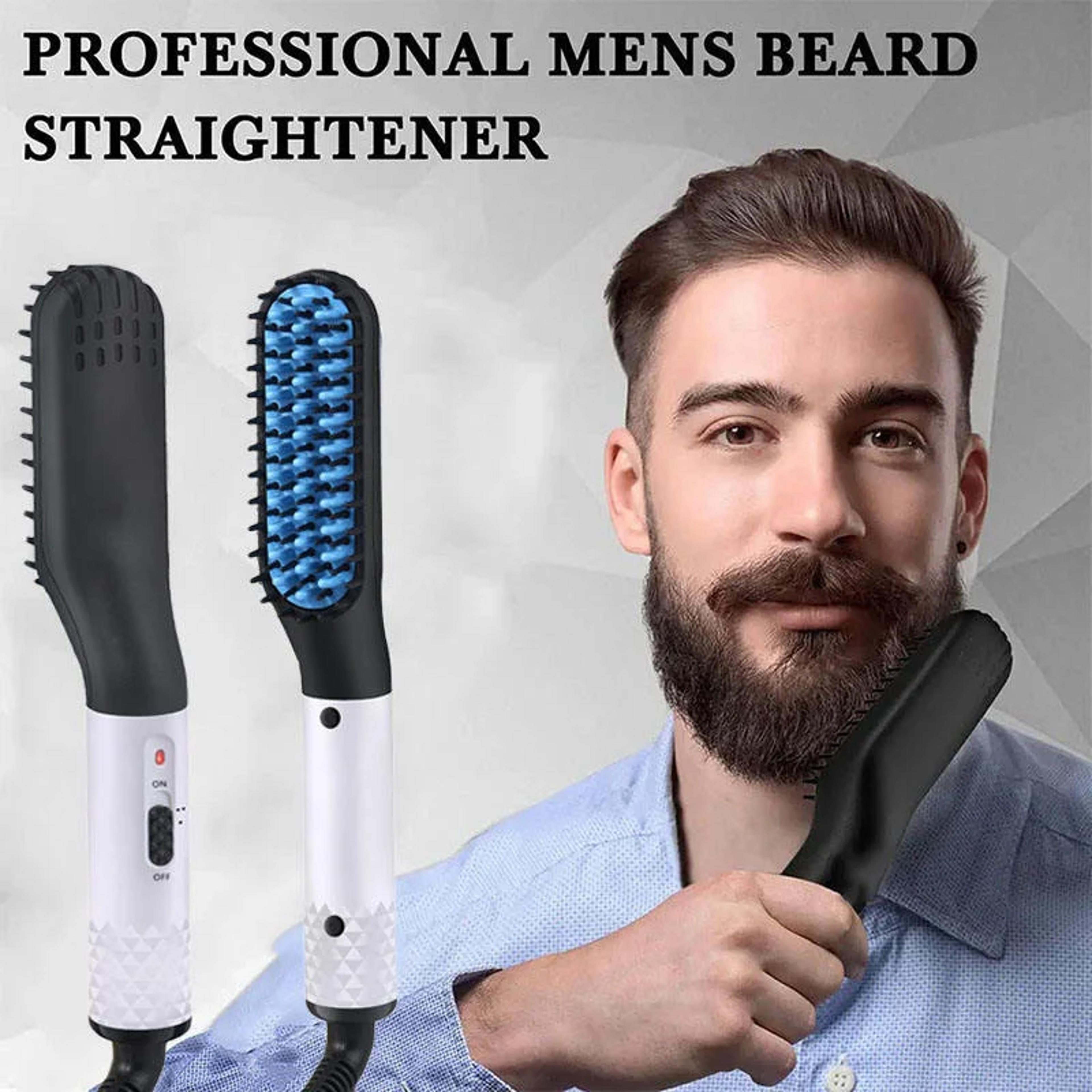 mini ceramic beard straightener hair straightening comb for fast men grooming