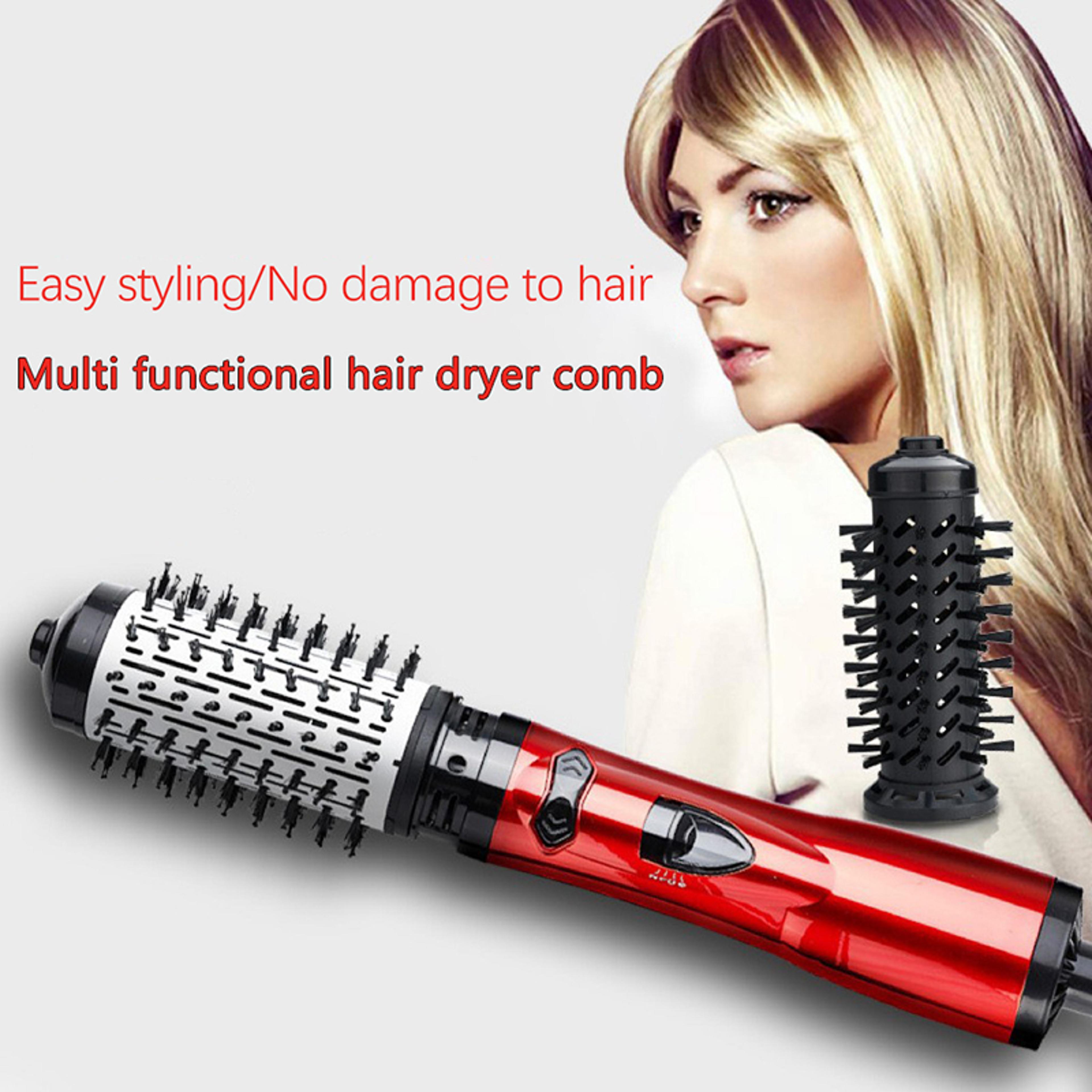 professional hot air brush rotating hair dryer brush with negative ion technology