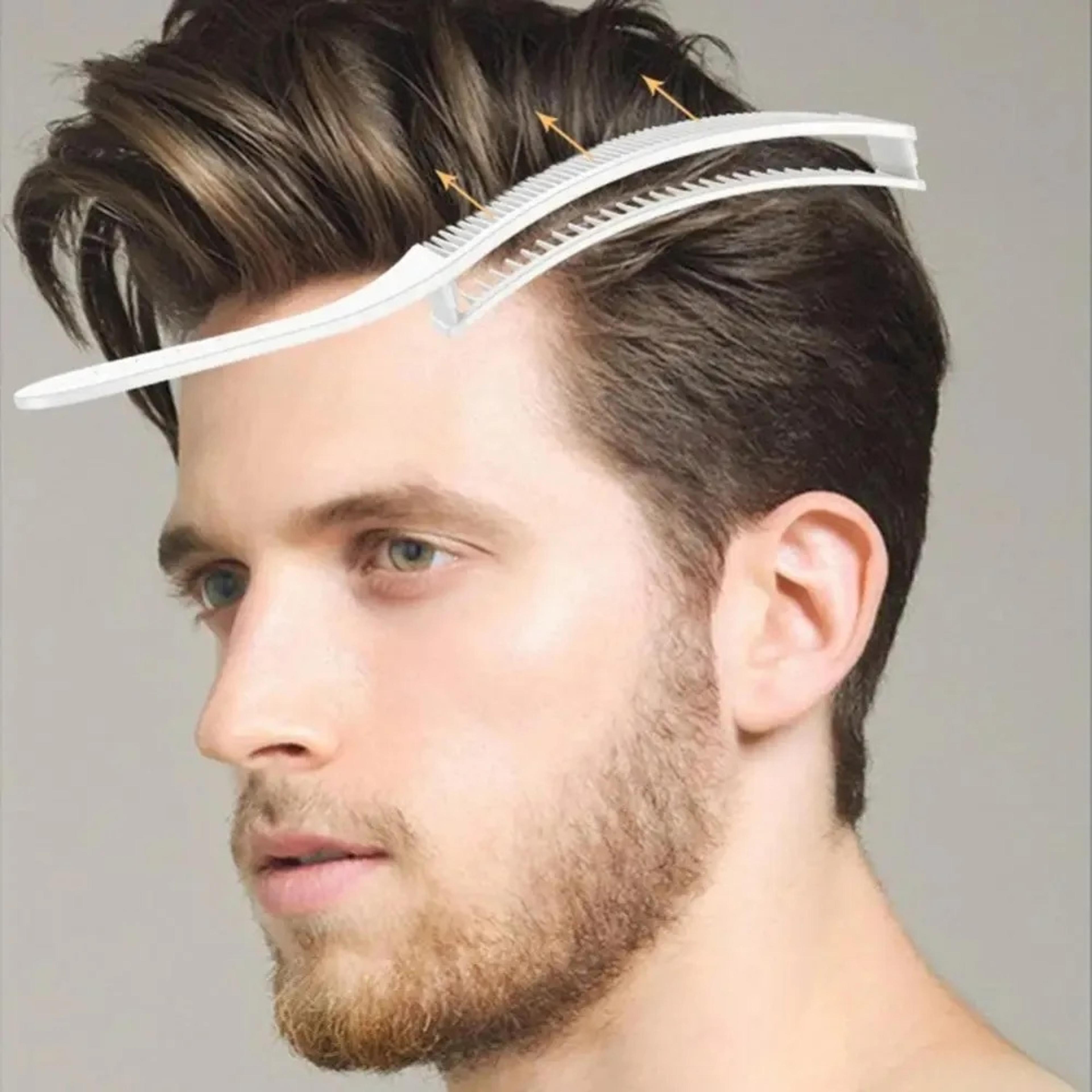 professional barber fade comb heat resistant curved hair cutting comb for precision fades