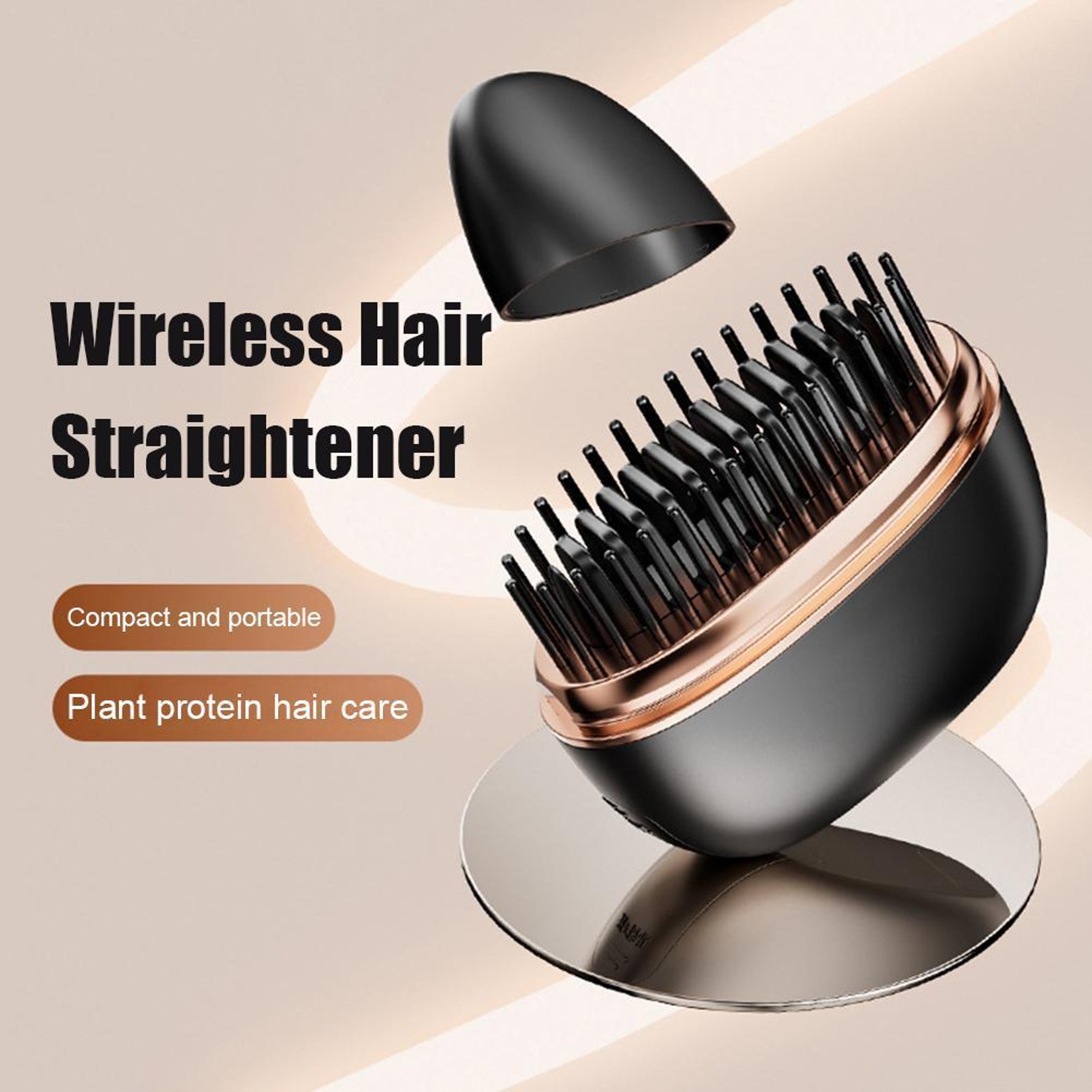 cordless hair straightener and curler wireless hair styler for frizz free styling