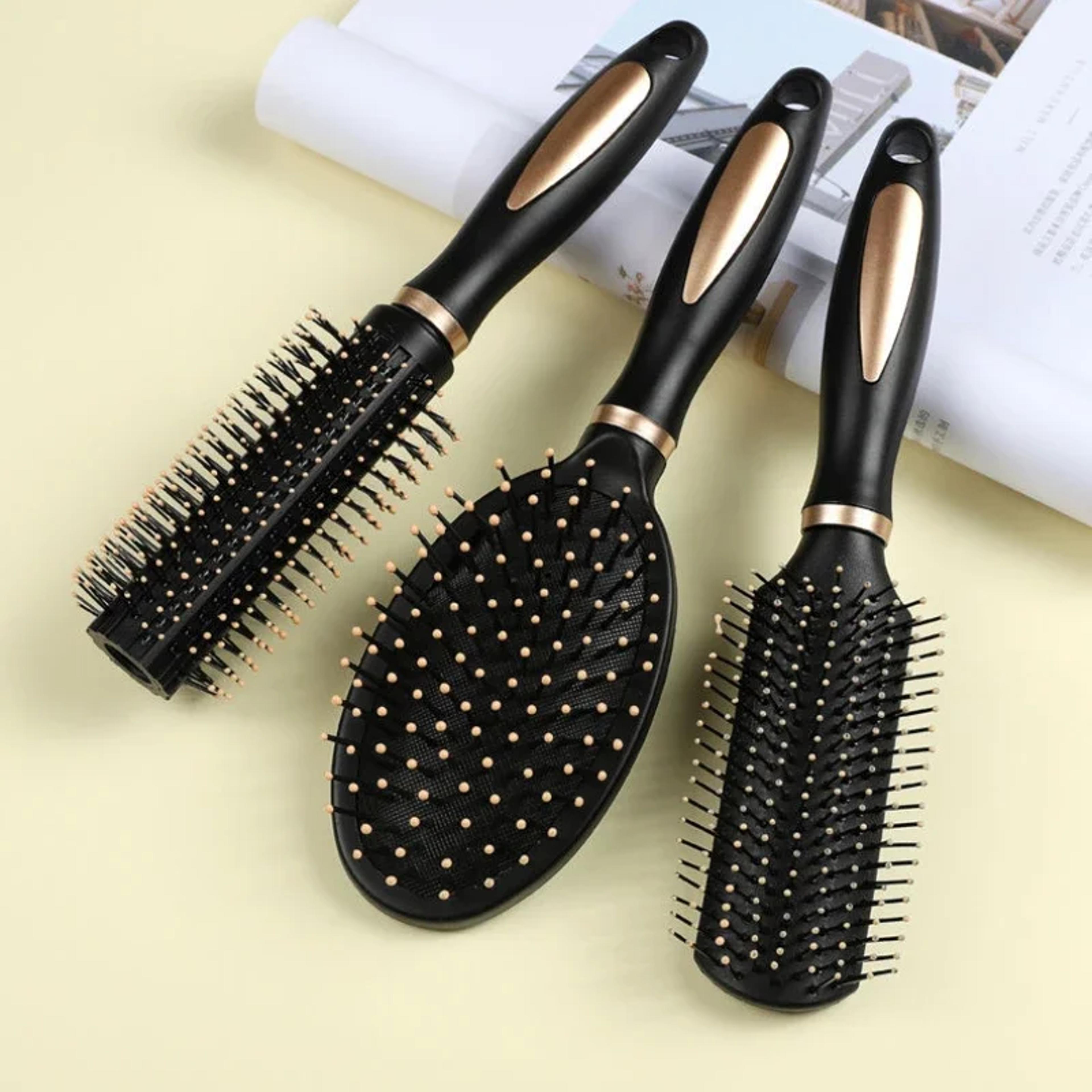 professional round hair brush for blow dry styling volume & soft curls