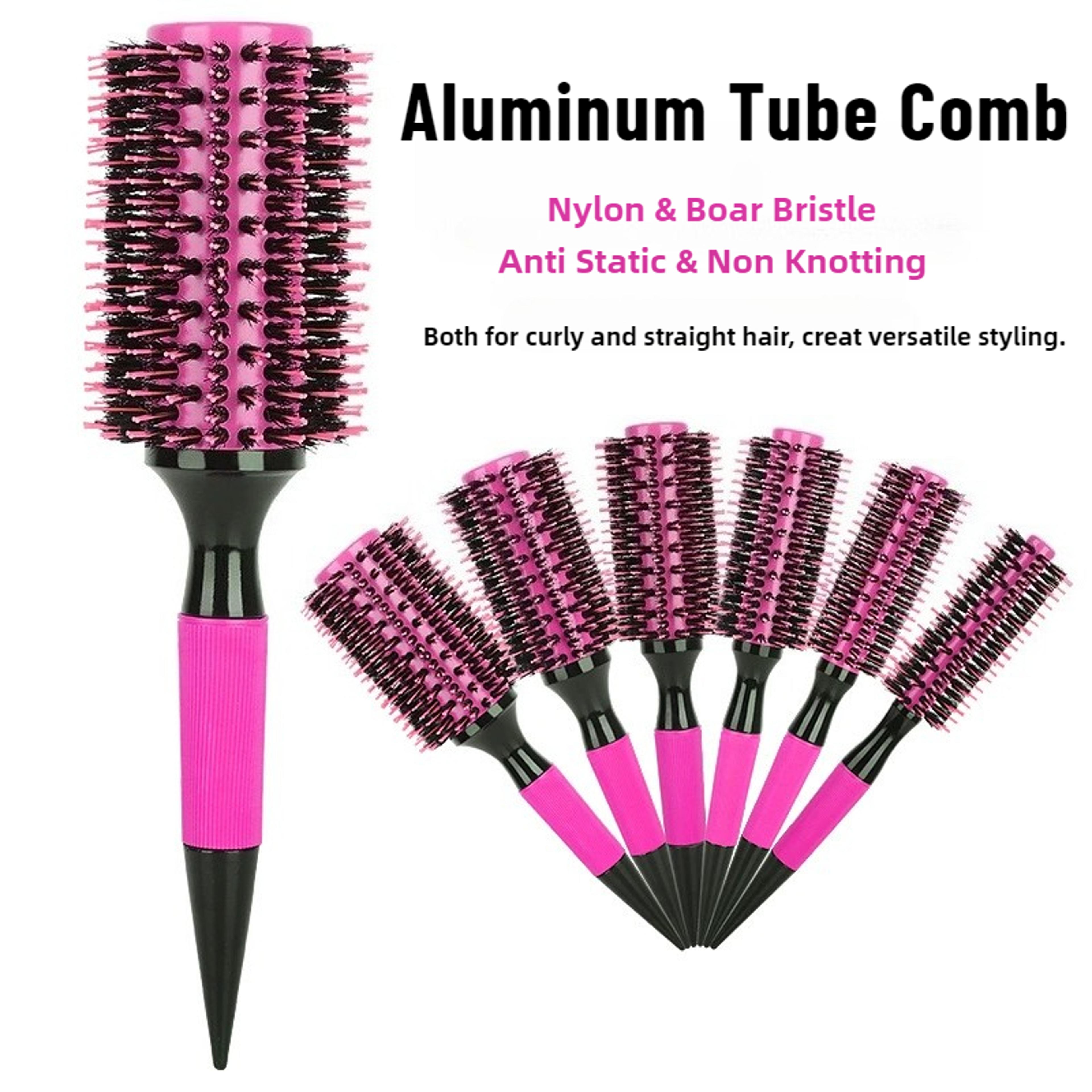professional round hair brush for blow drying curling and volume styling