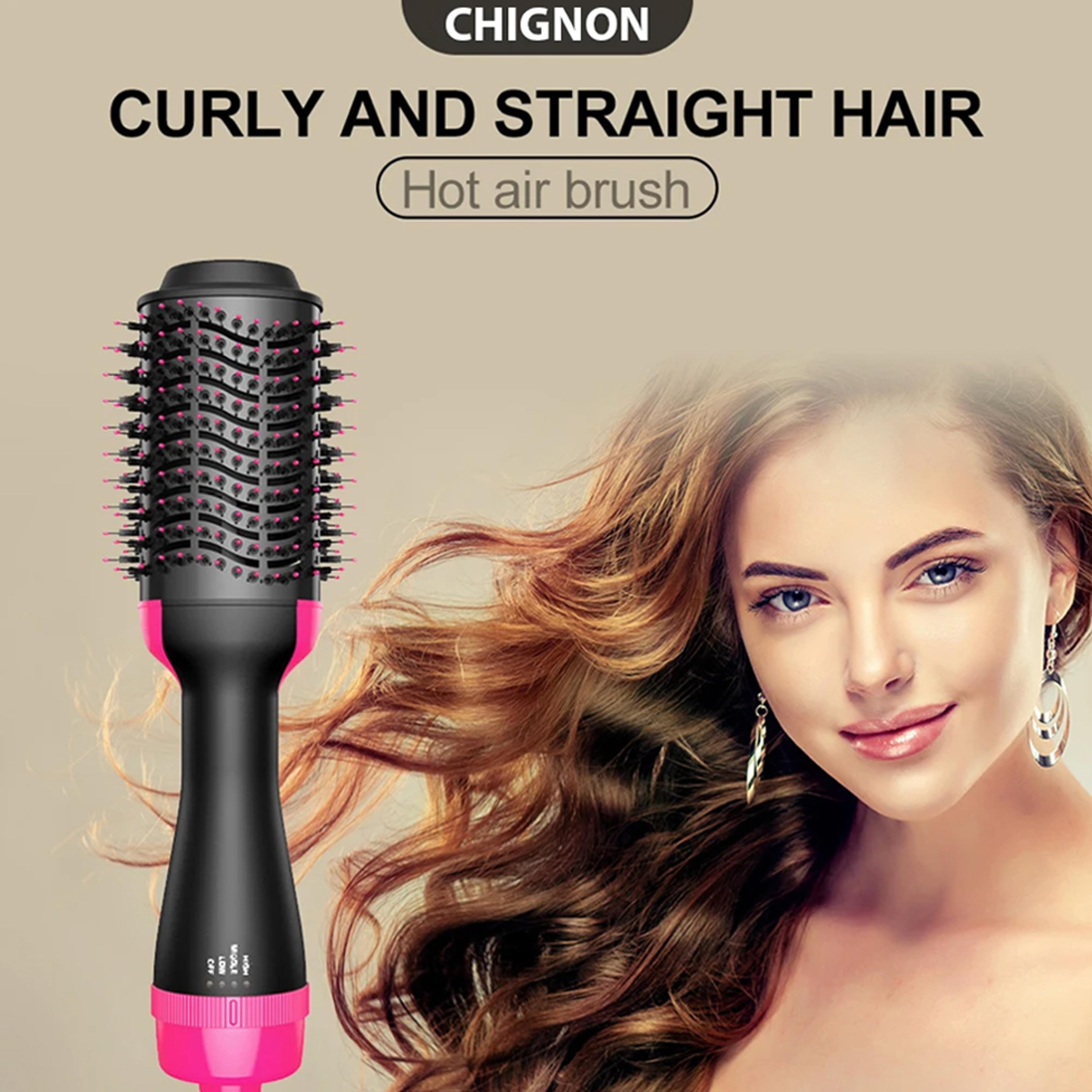 professional hot air brush hair dryer brush and one step hair styler volumizer with ionic technology