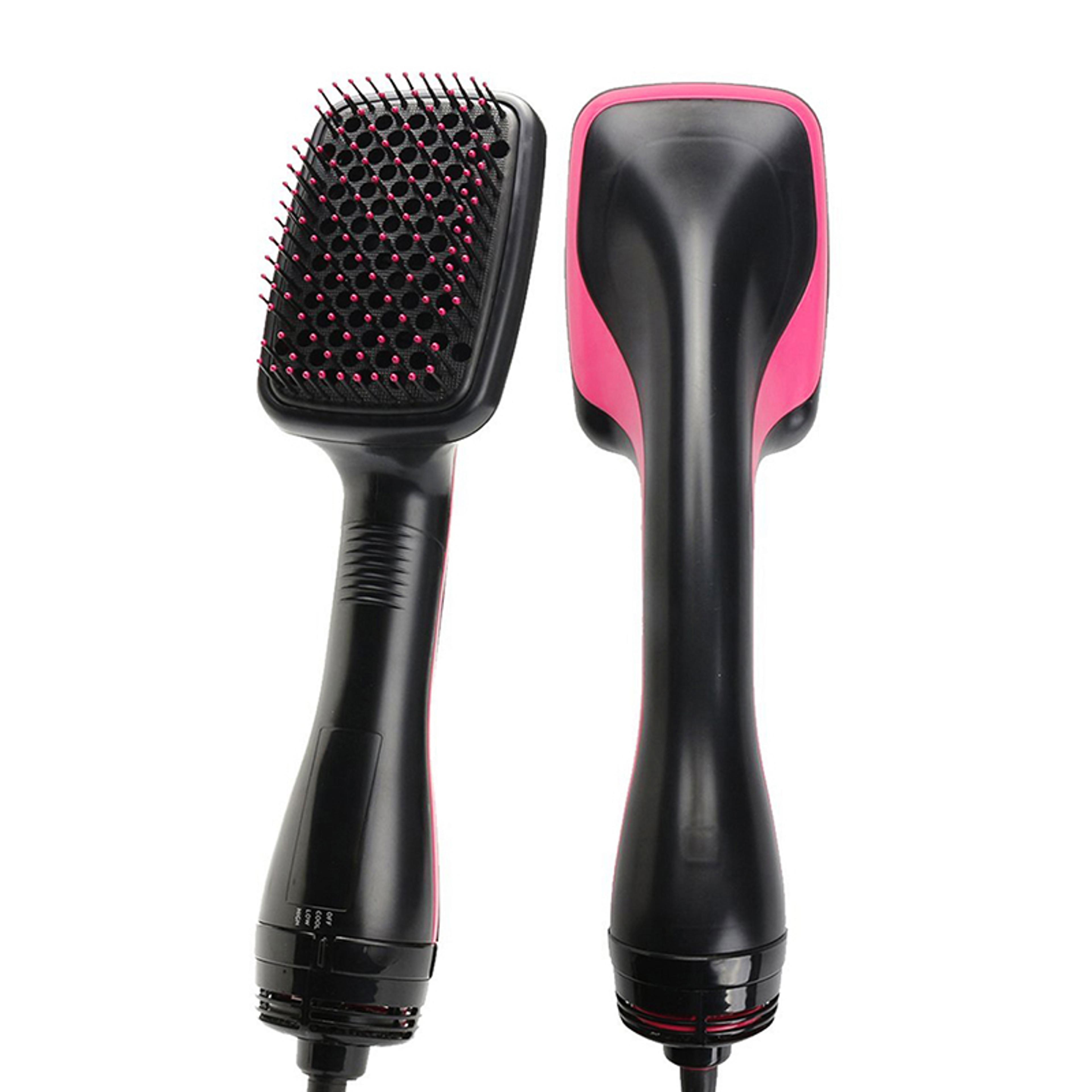 salonglow hot air hair brush hair straightener brush and volumizer