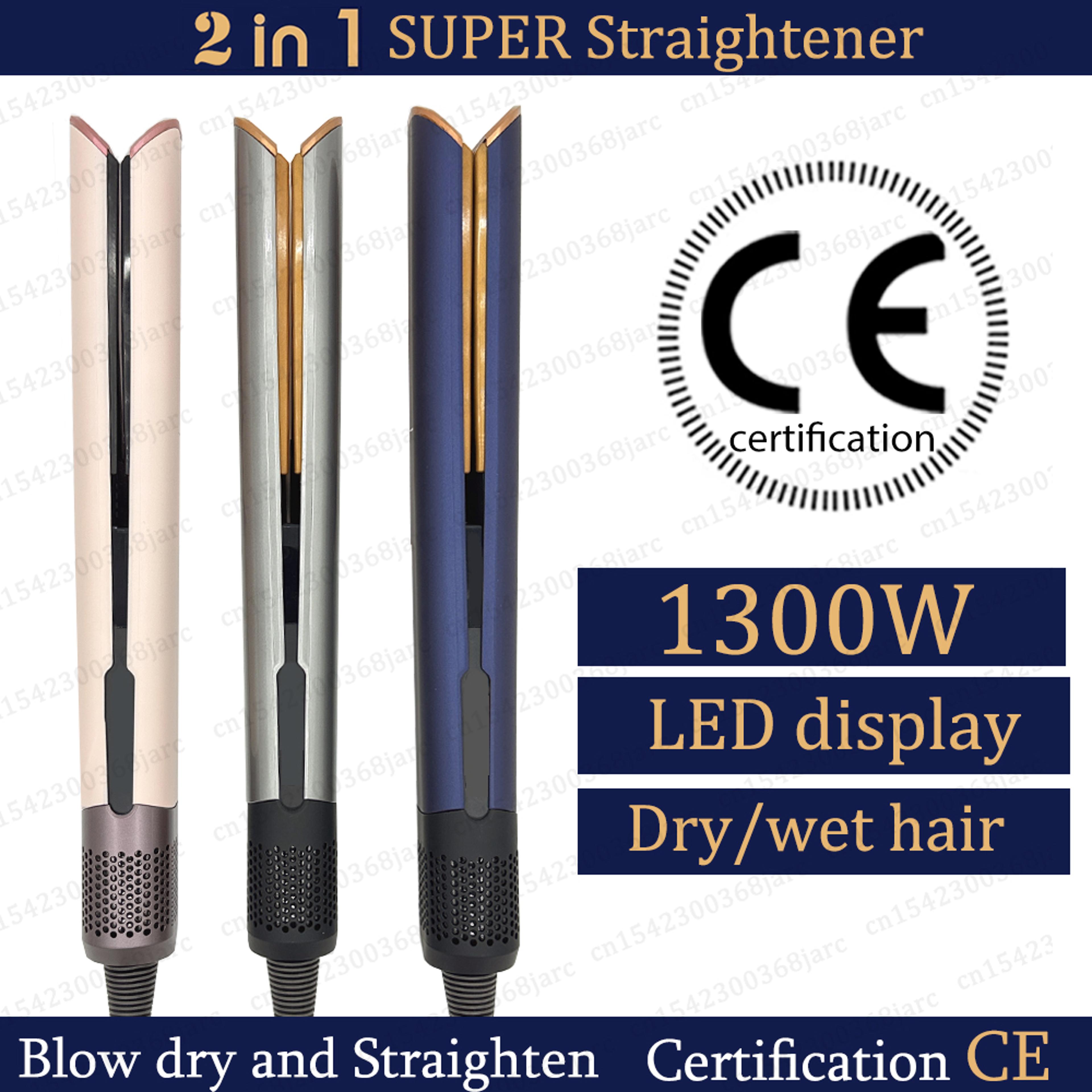 professional hair straightener and hair dryer with negative ion technology & digital display