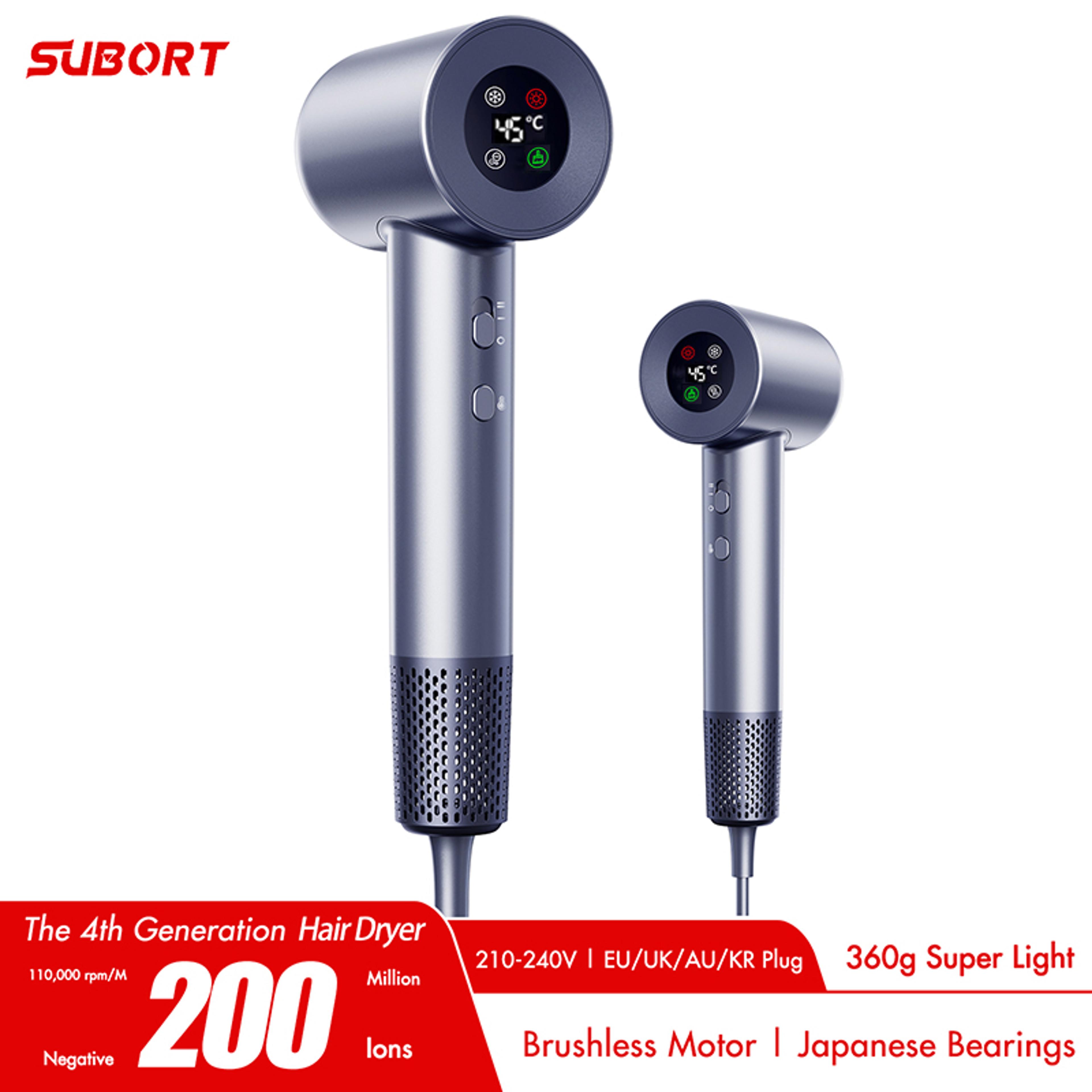 high speed hair dryer with negative ion hair dryer technology for fast frizz free drying