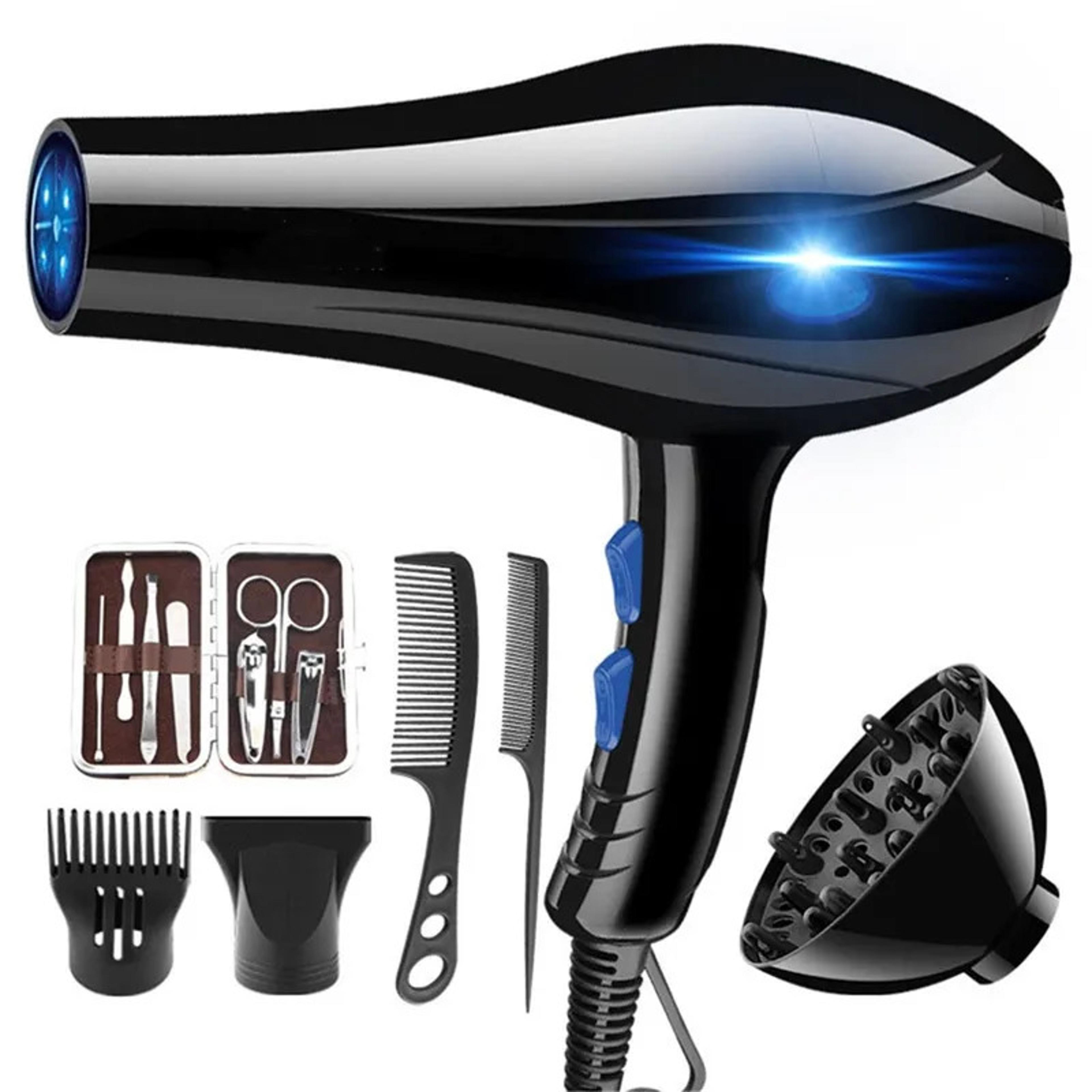 professional ionic hair dryer with fast drying & hot cold air settings